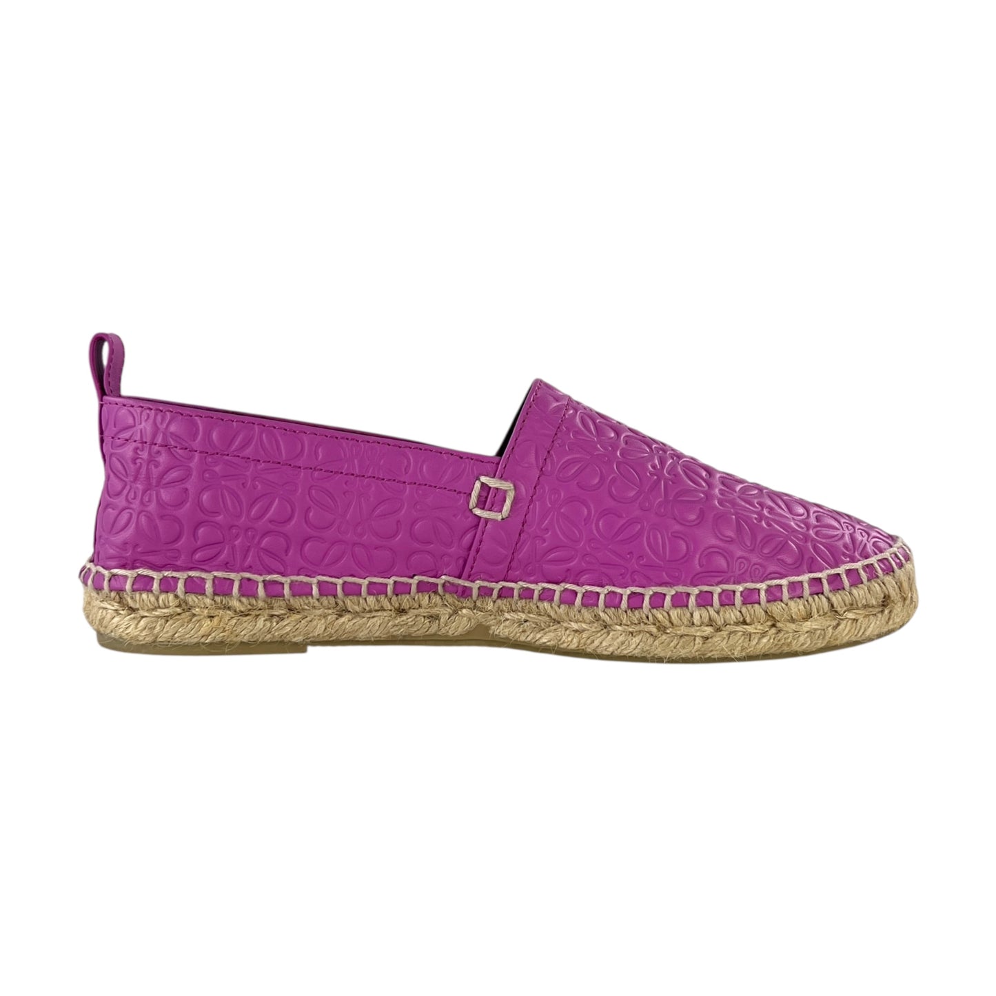 Loewe Embossed Leather Espadrilles