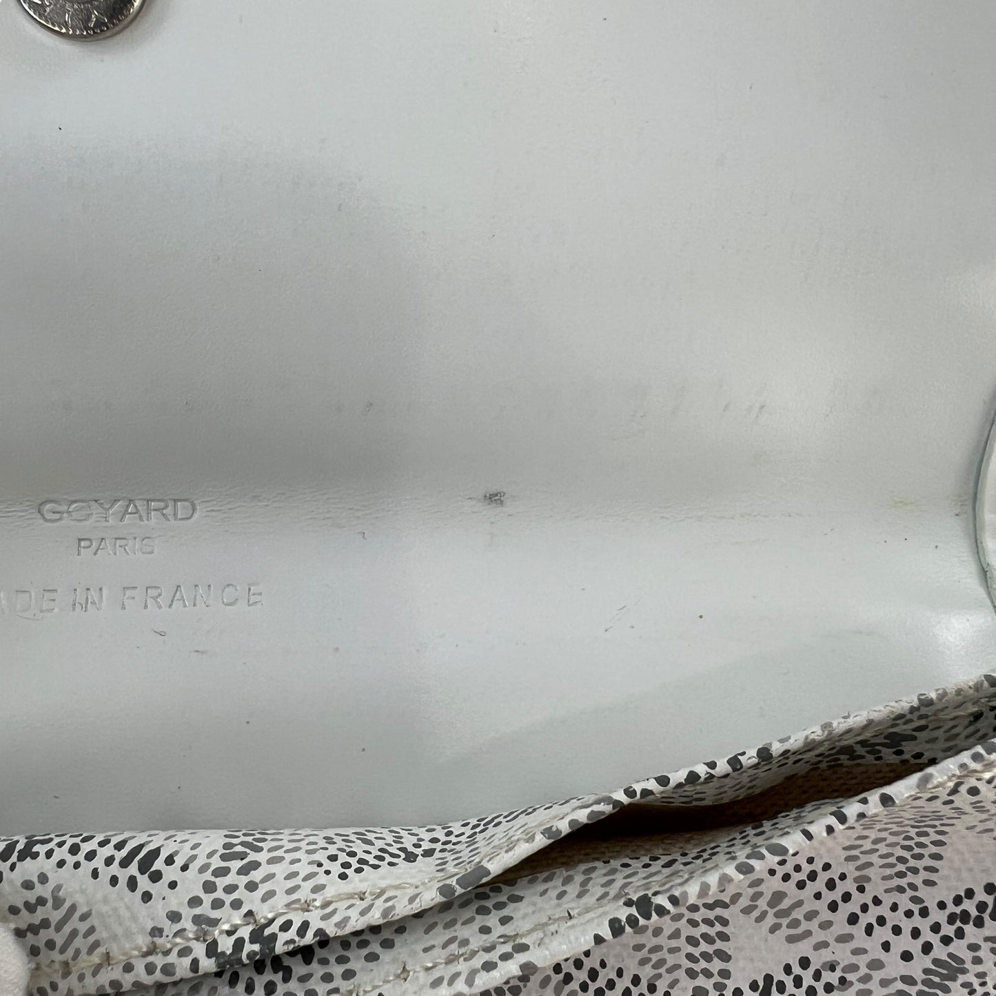 Goyard White Saint Louis Tote Bag