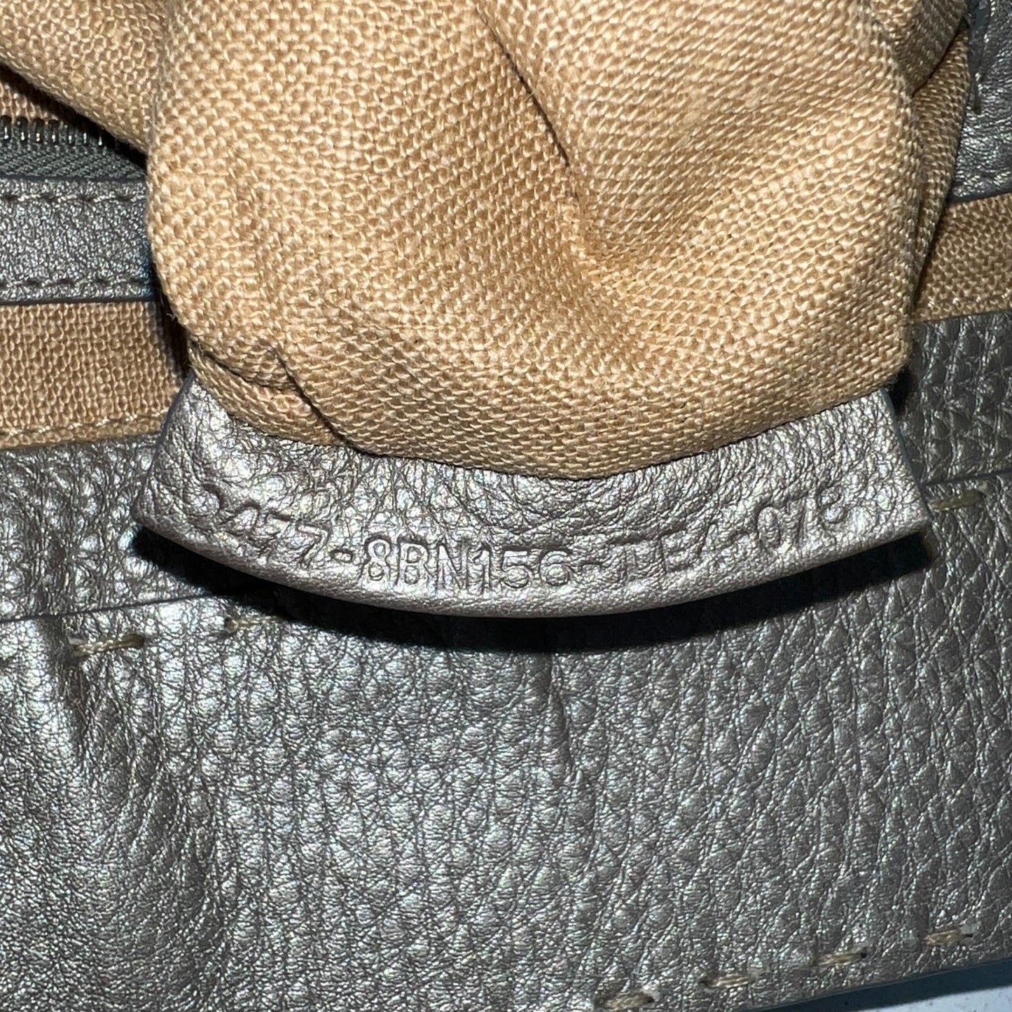 Fendi Villa Borghese Leather Selleria Tote Bag