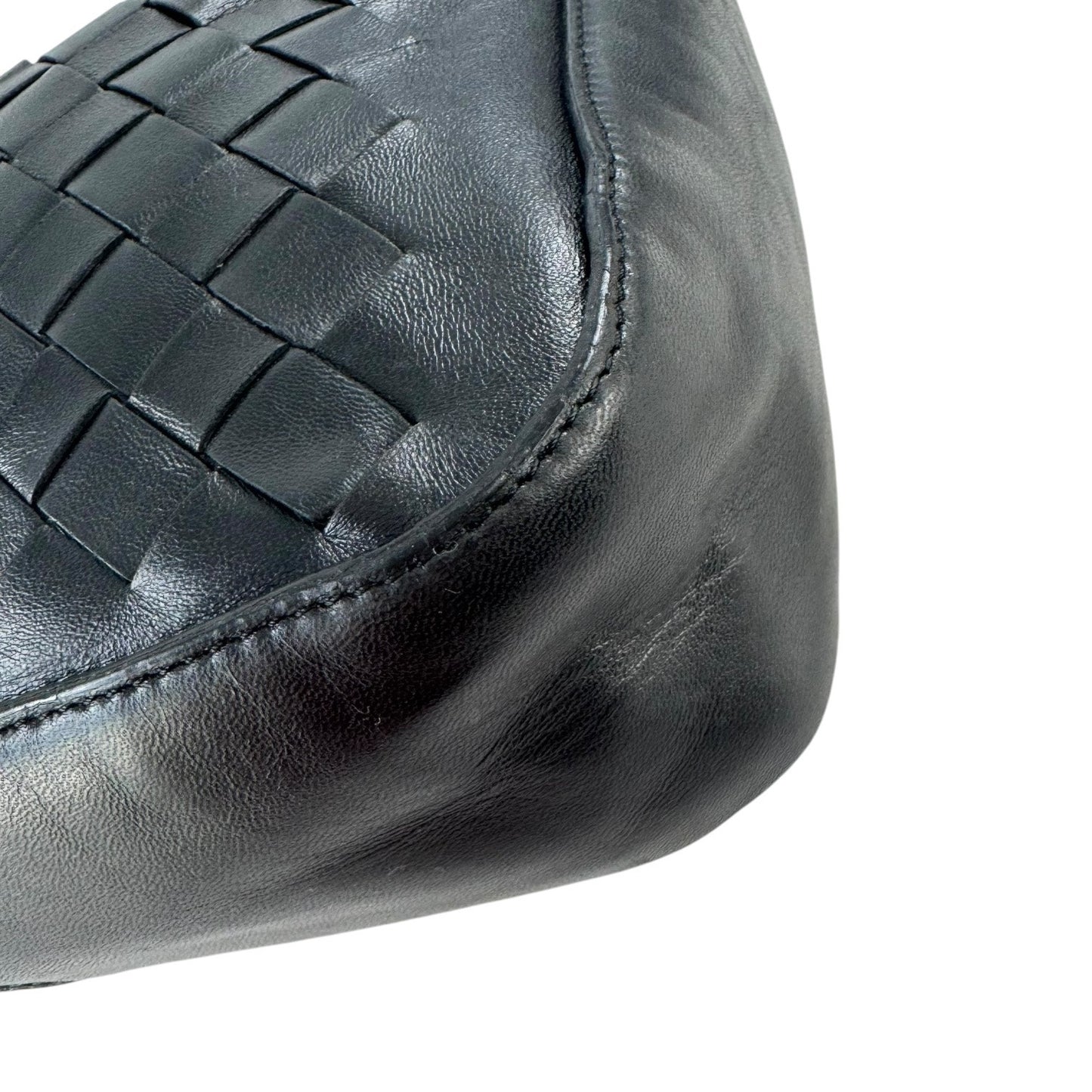 Bottega Veneta Vintage Intrecciato Leather Shoulder Bag