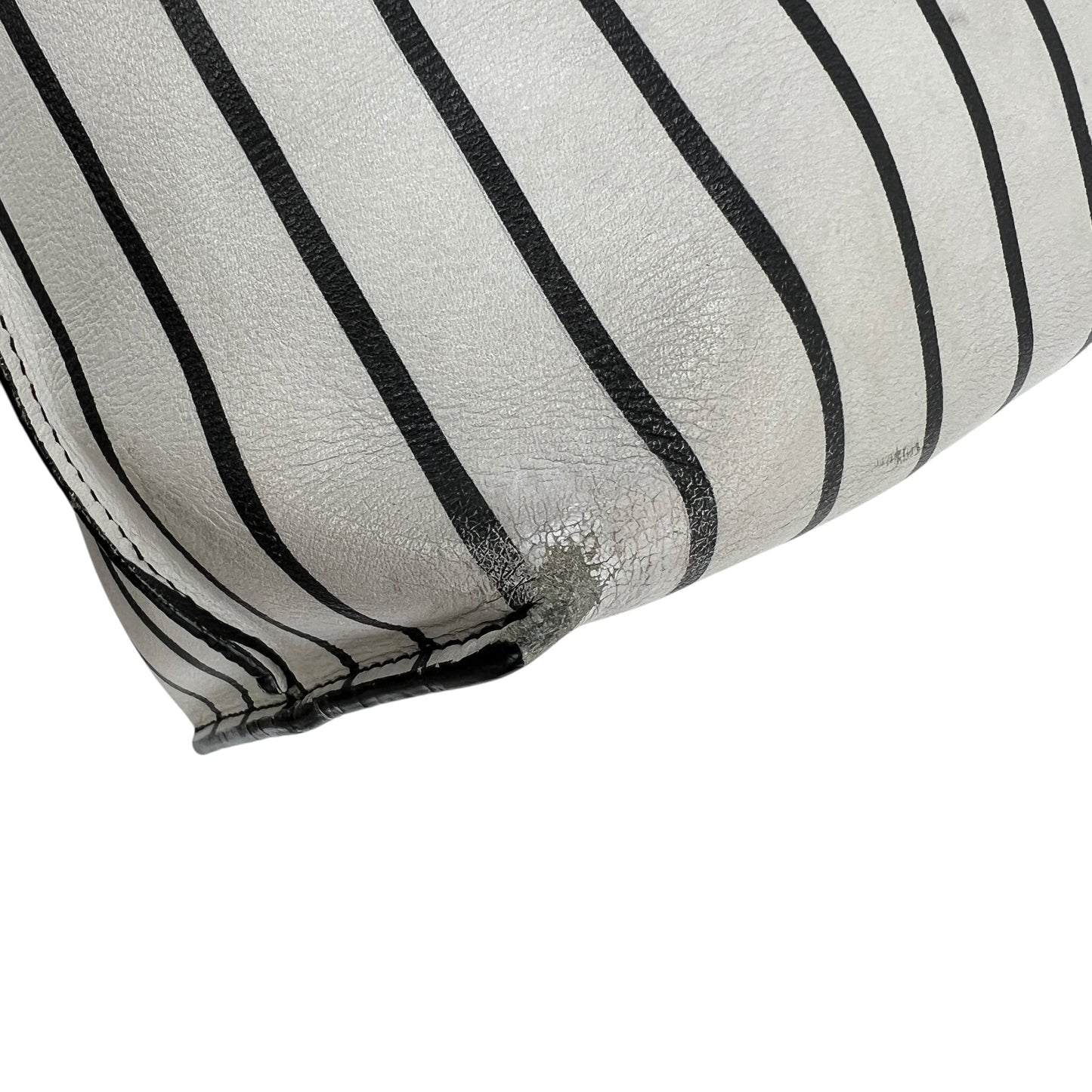 Loewe Anagram Leather Striped Tote Bag