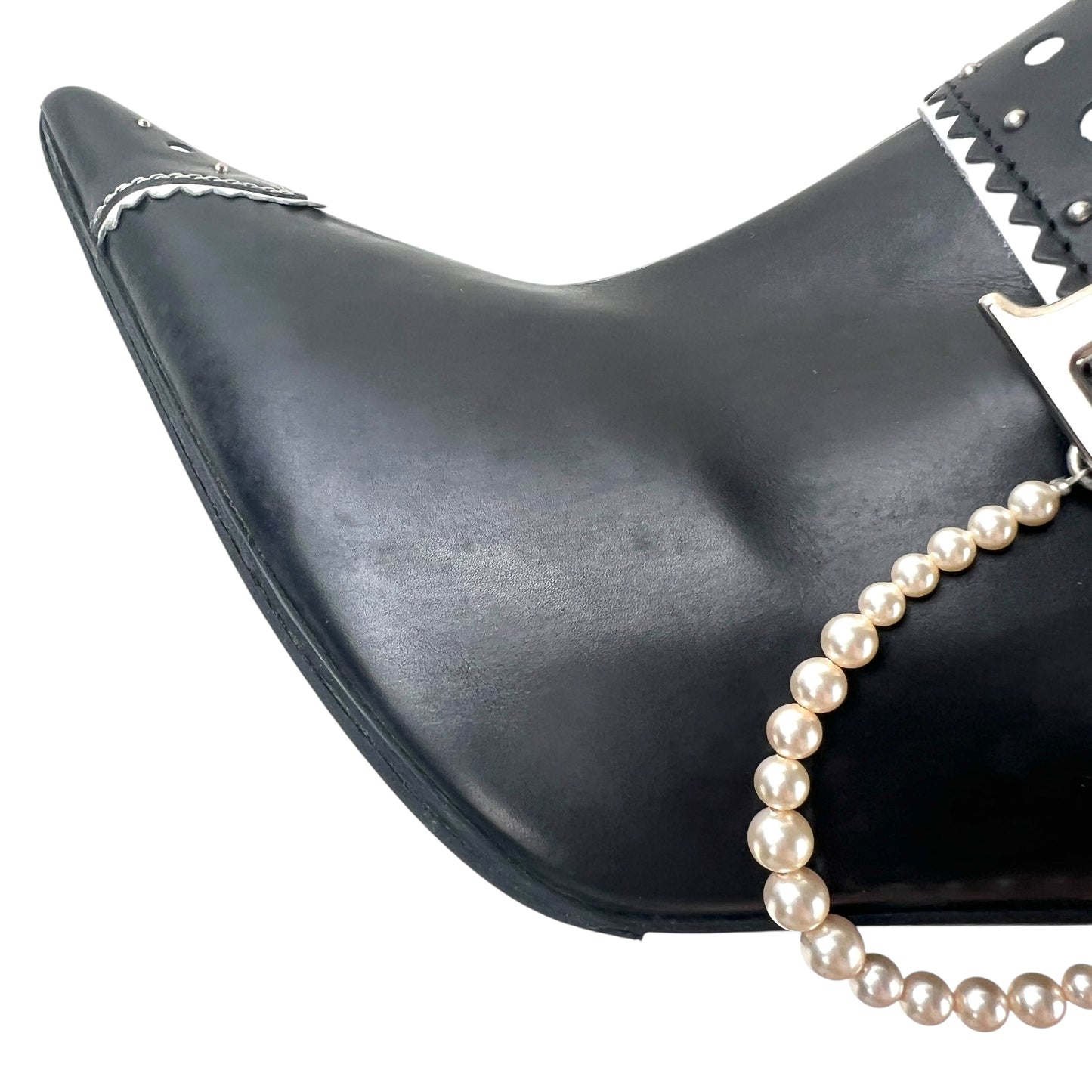 Dior John Galiano D’Trick Pearl Heeled Booties