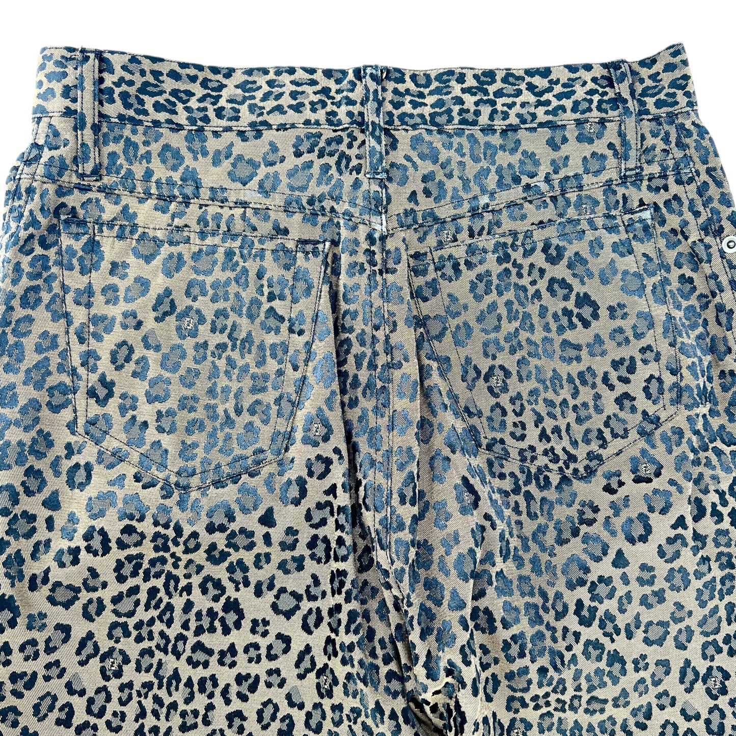Fendi Vintage Leopard High Waisted Cigarette Pant