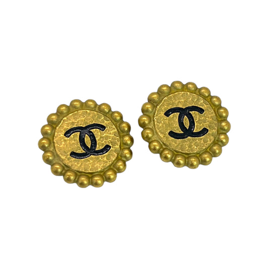 Chanel Vintage CC Clip-On Earrings