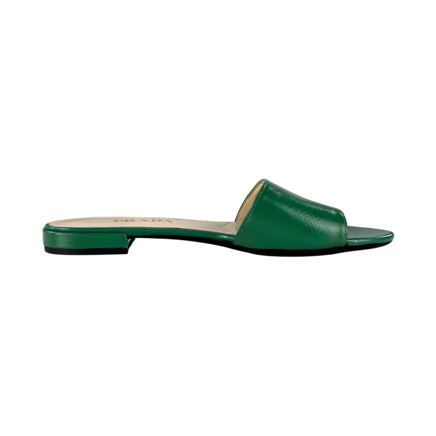 Prada Saffiano Leather Sandals
