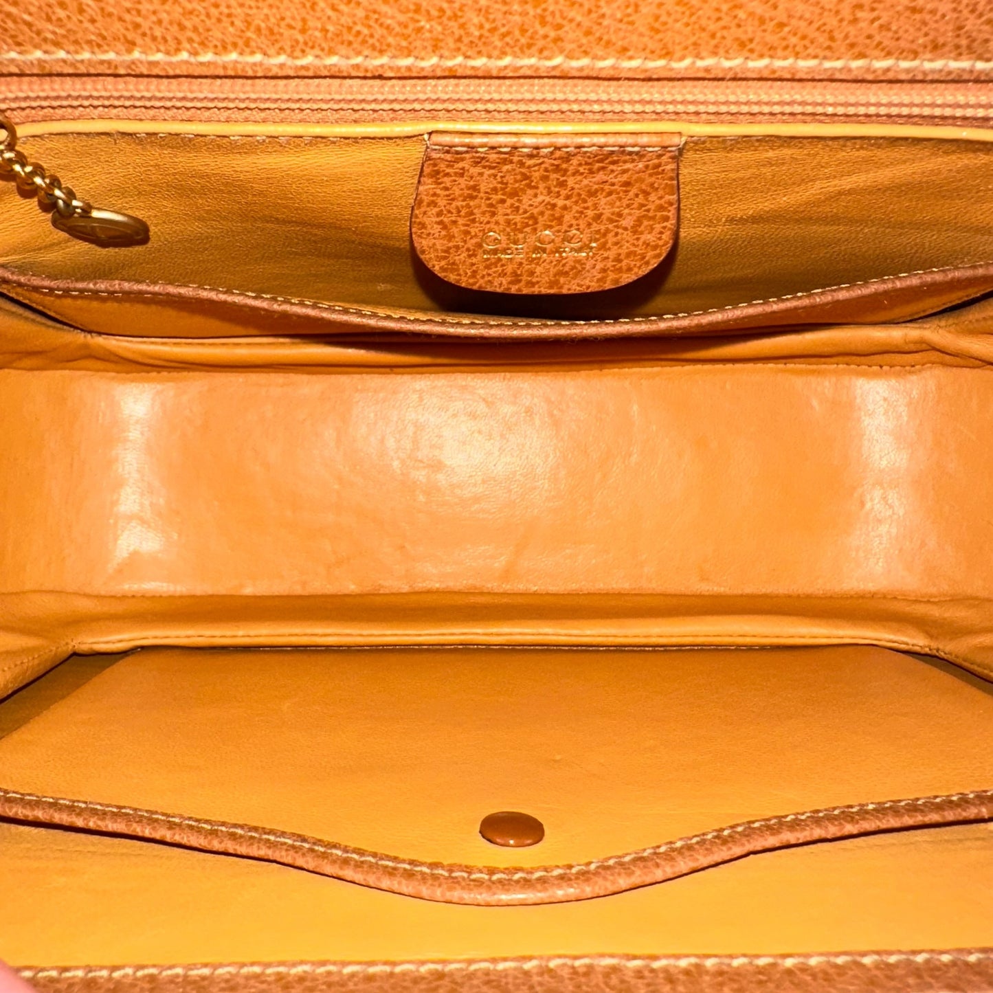 Gucci Vintage Bamboo Turnlock Handbag