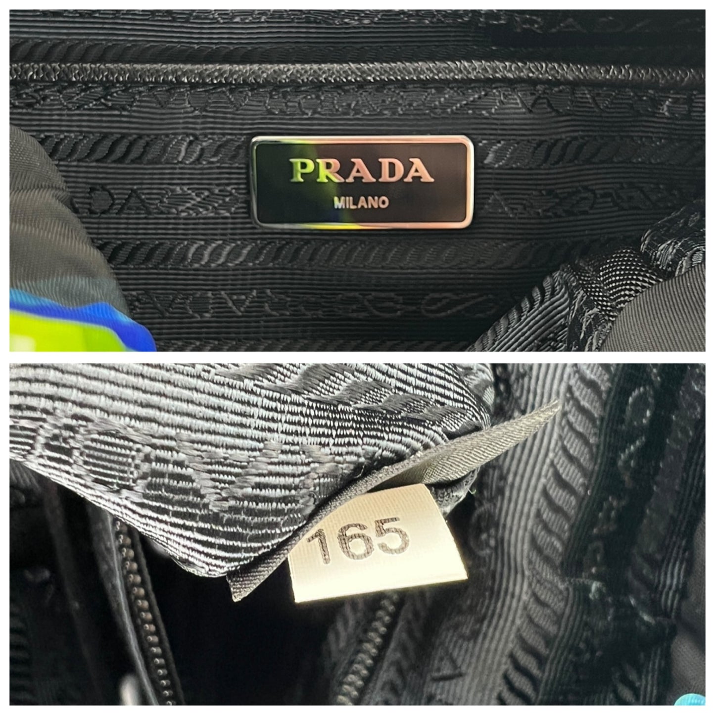 Prada Multicolor Pixel Tessuto Nylon Backpack
