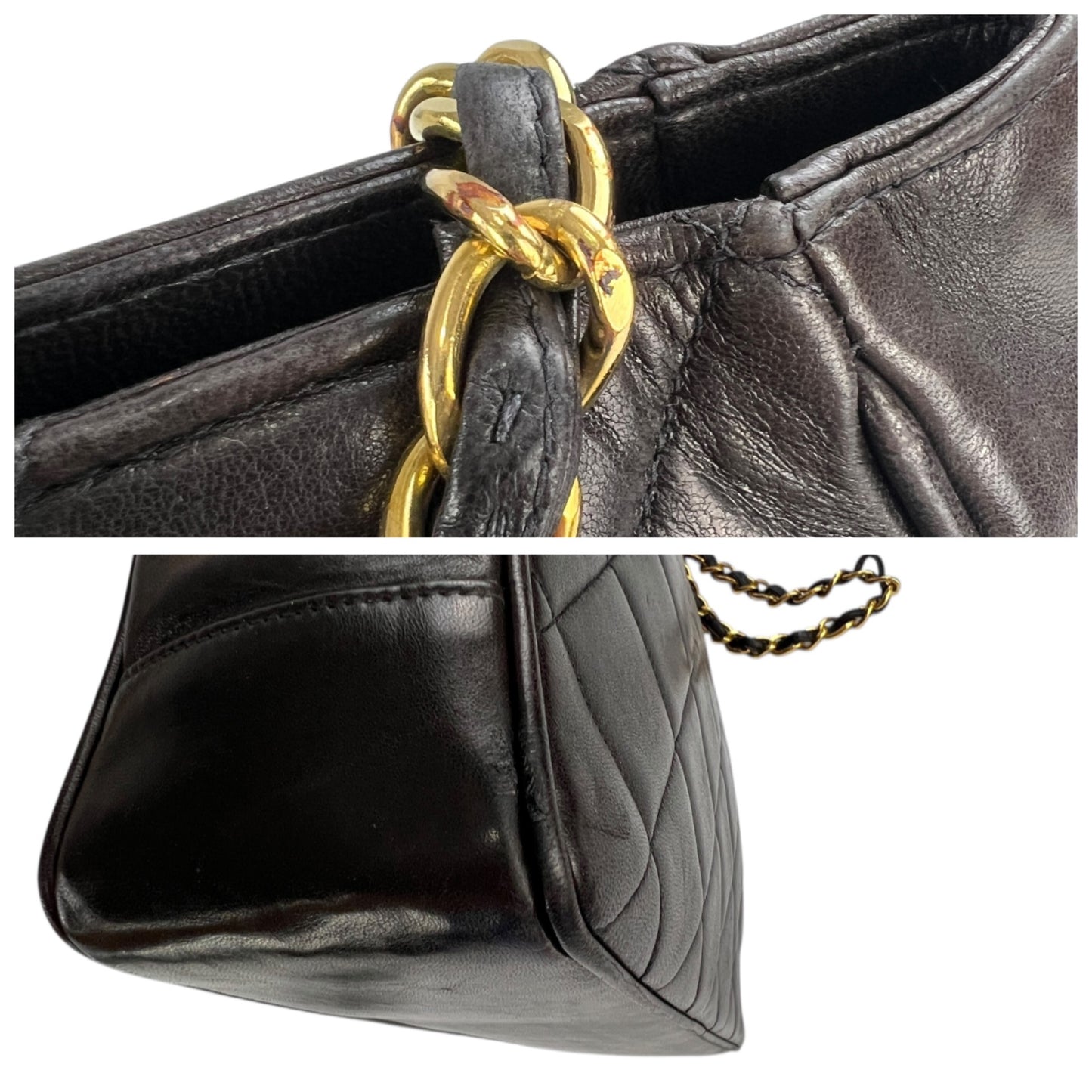 Chanel Vintage Matelasse Leather Shoulder Bag