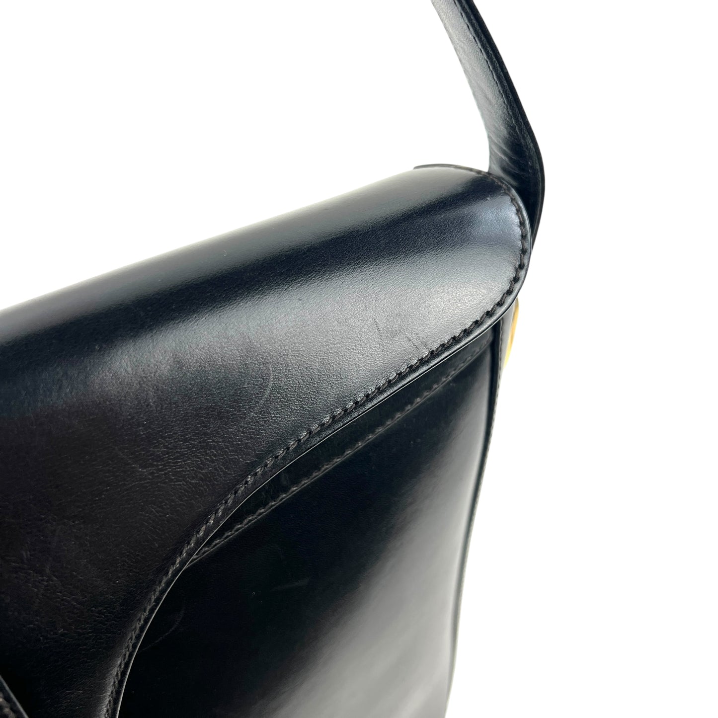 Gucci Vintage Leather Shoulder Bag