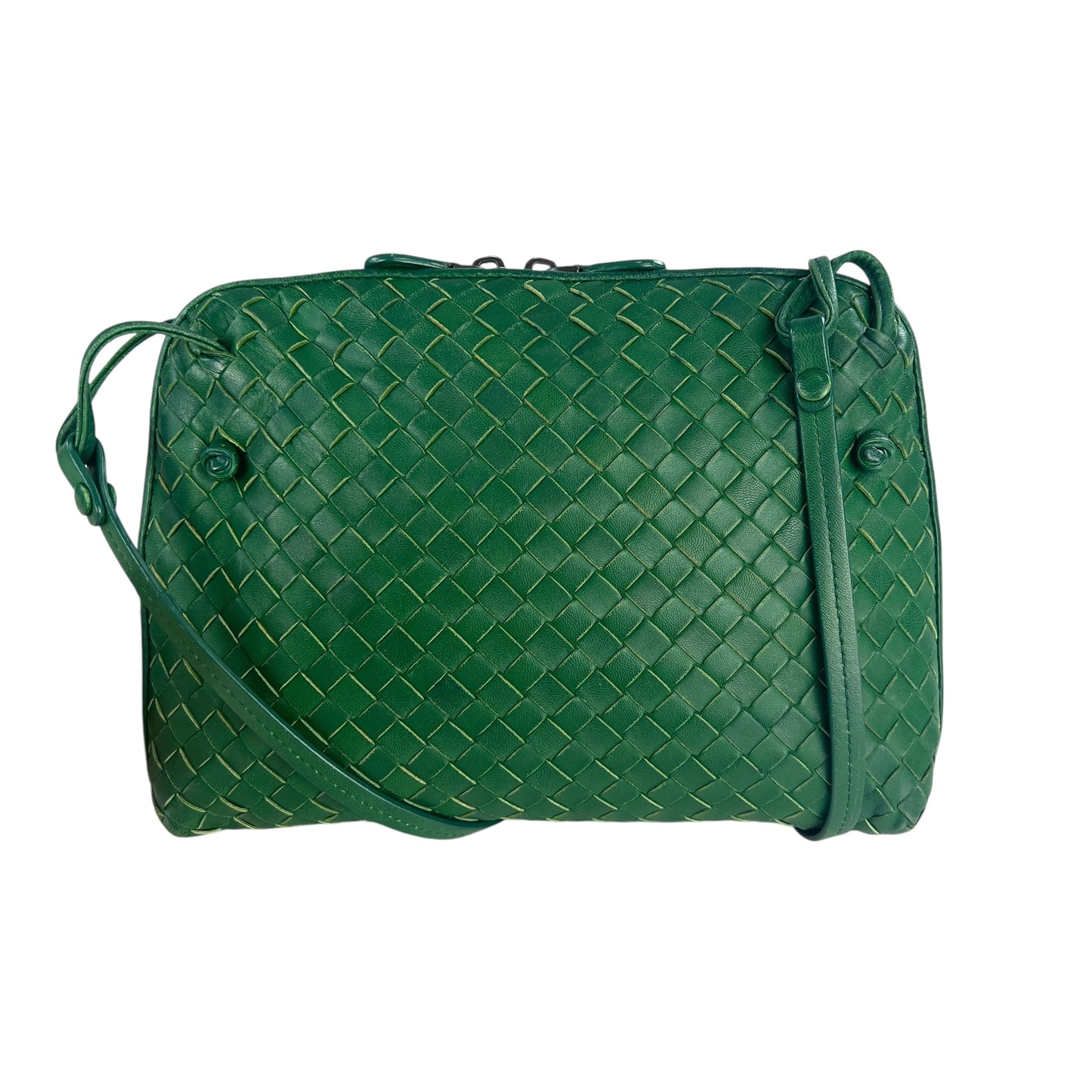 Bottega Veneta Intrecciato Leather Crossbody Bag