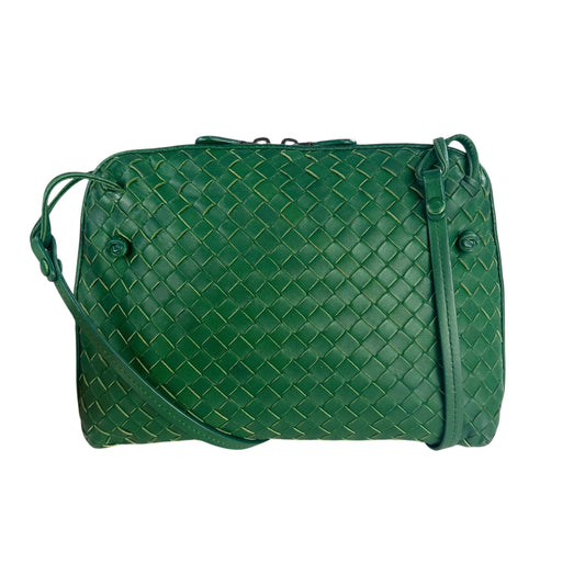 Bottega Veneta Intrecciato Leather Crossbody Bag