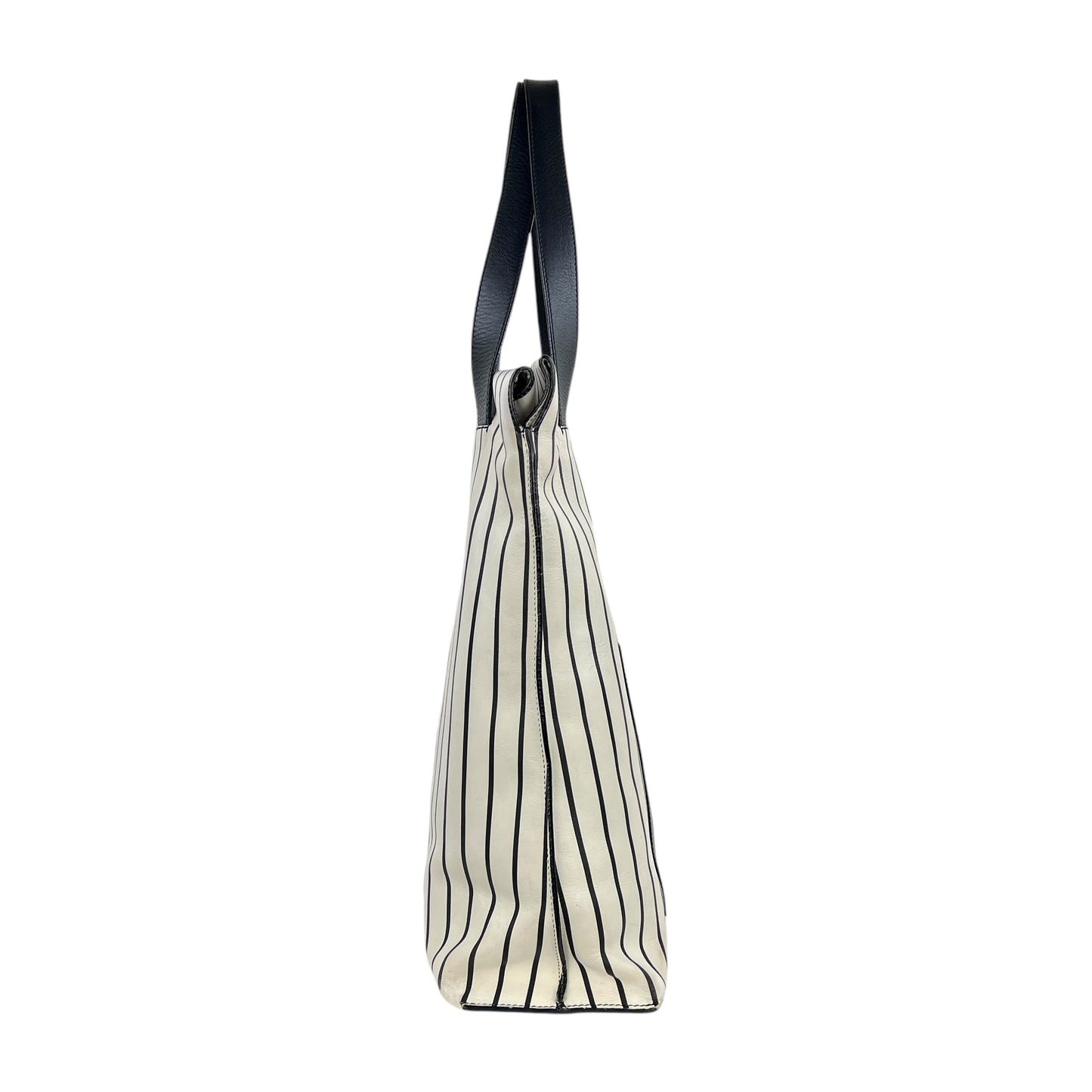 Loewe Anagram Leather Striped Tote Bag