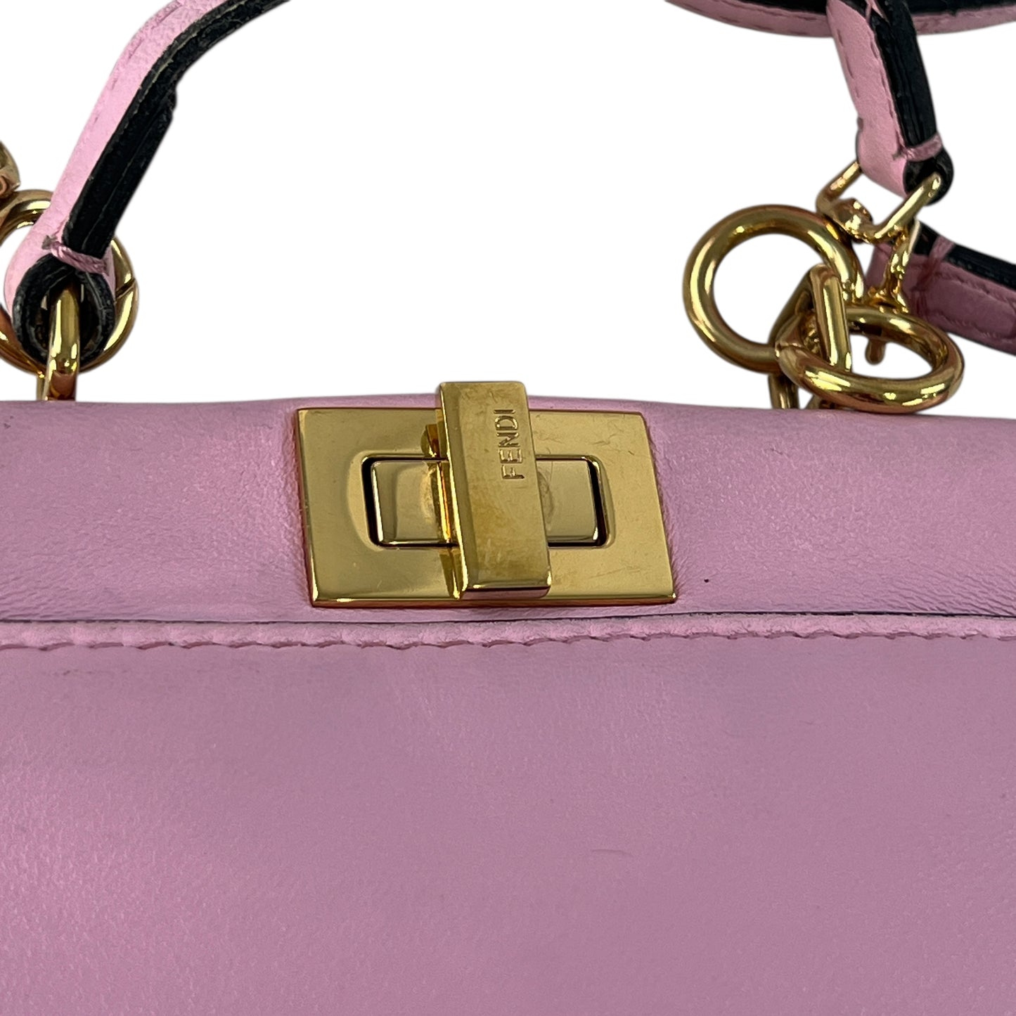 Fendi Pink Mini Peekaboo Bag