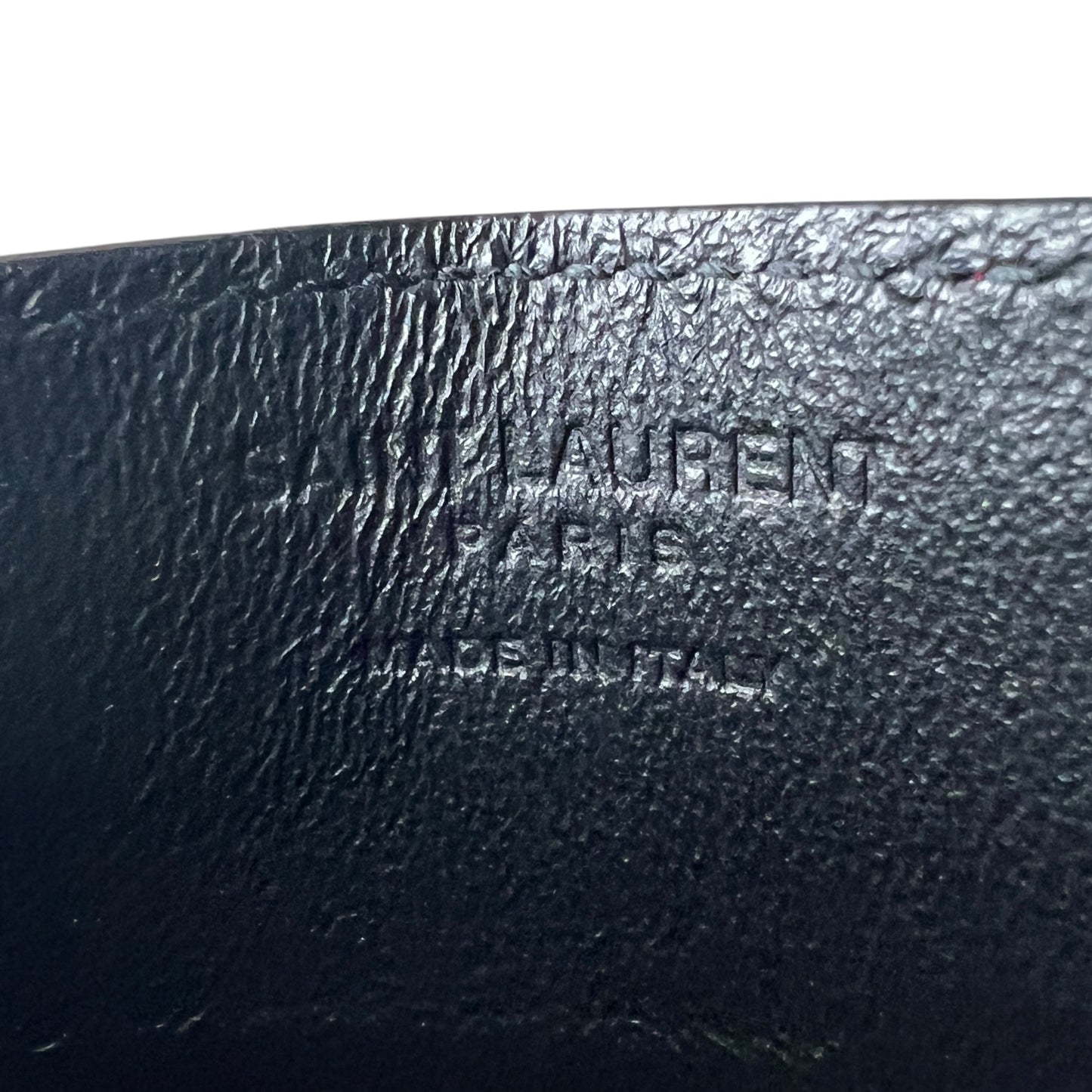 Saint Laurent Leather Card Holder
