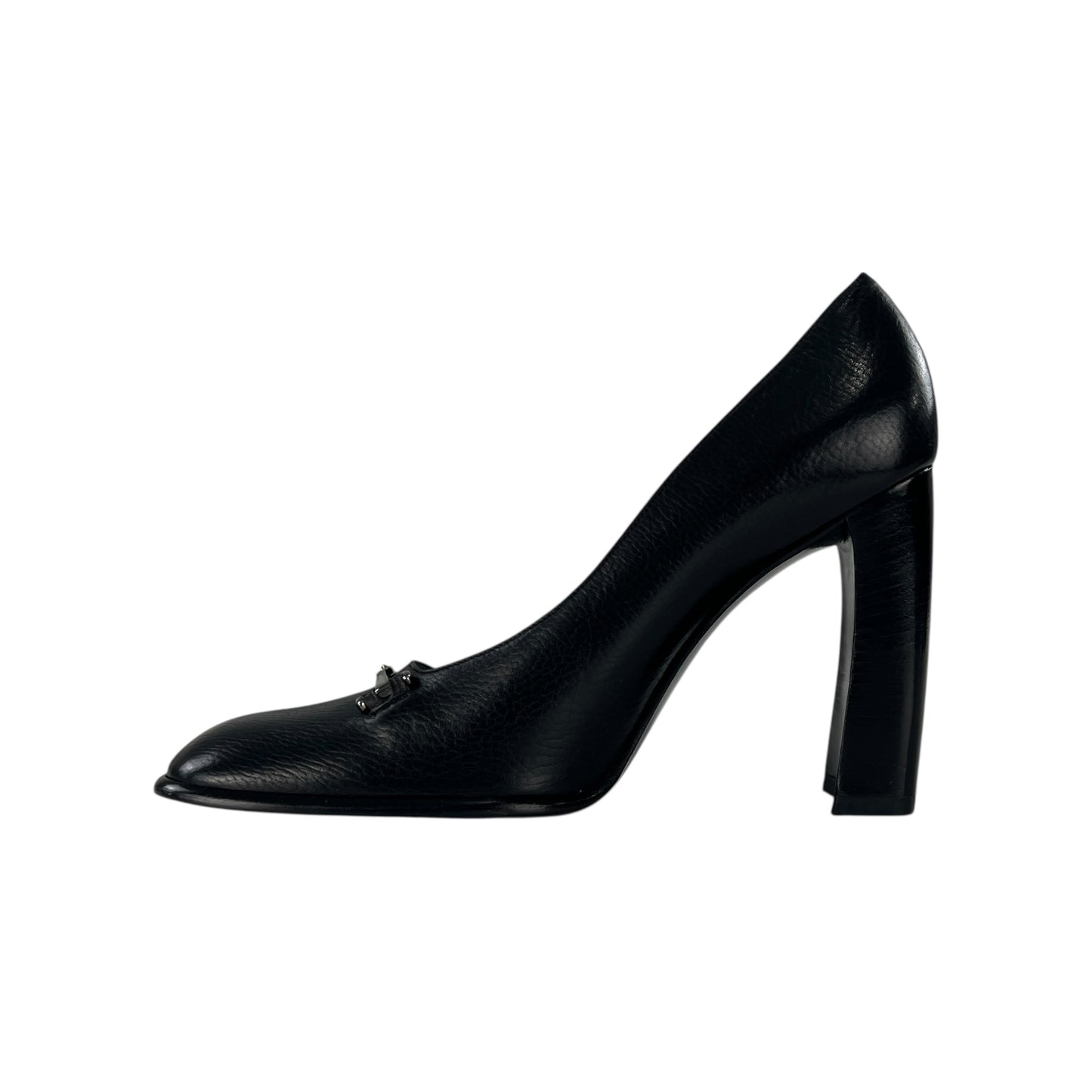 Gucci Leather Horsebit Pumps