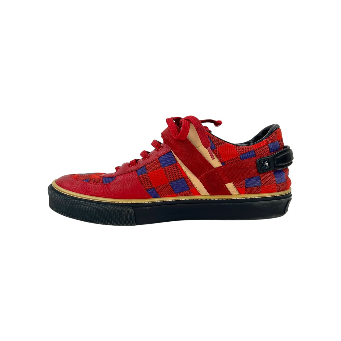 Louis Vuitton Damier Red Sneakers