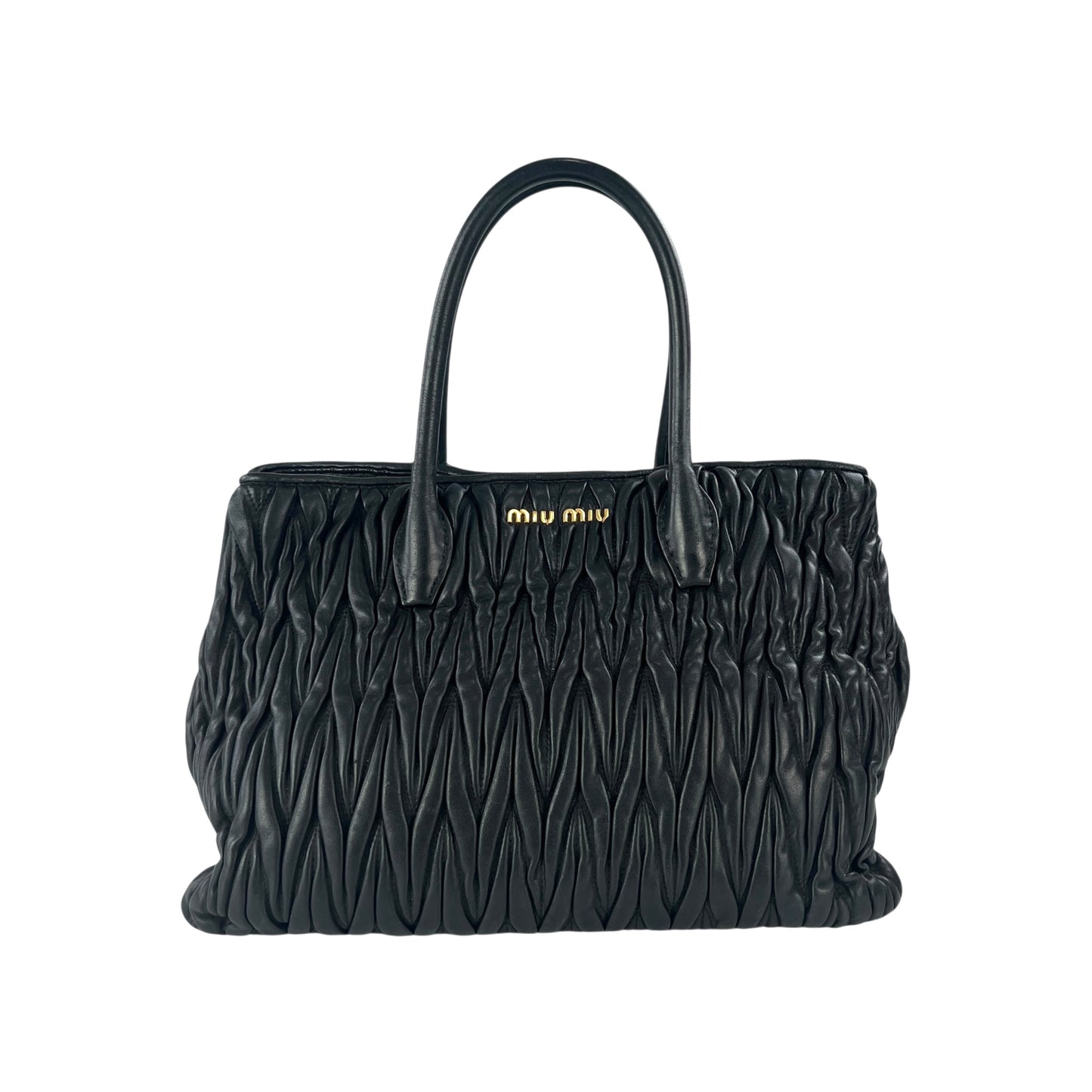Miu Miu Matelassé Leather Handbag
