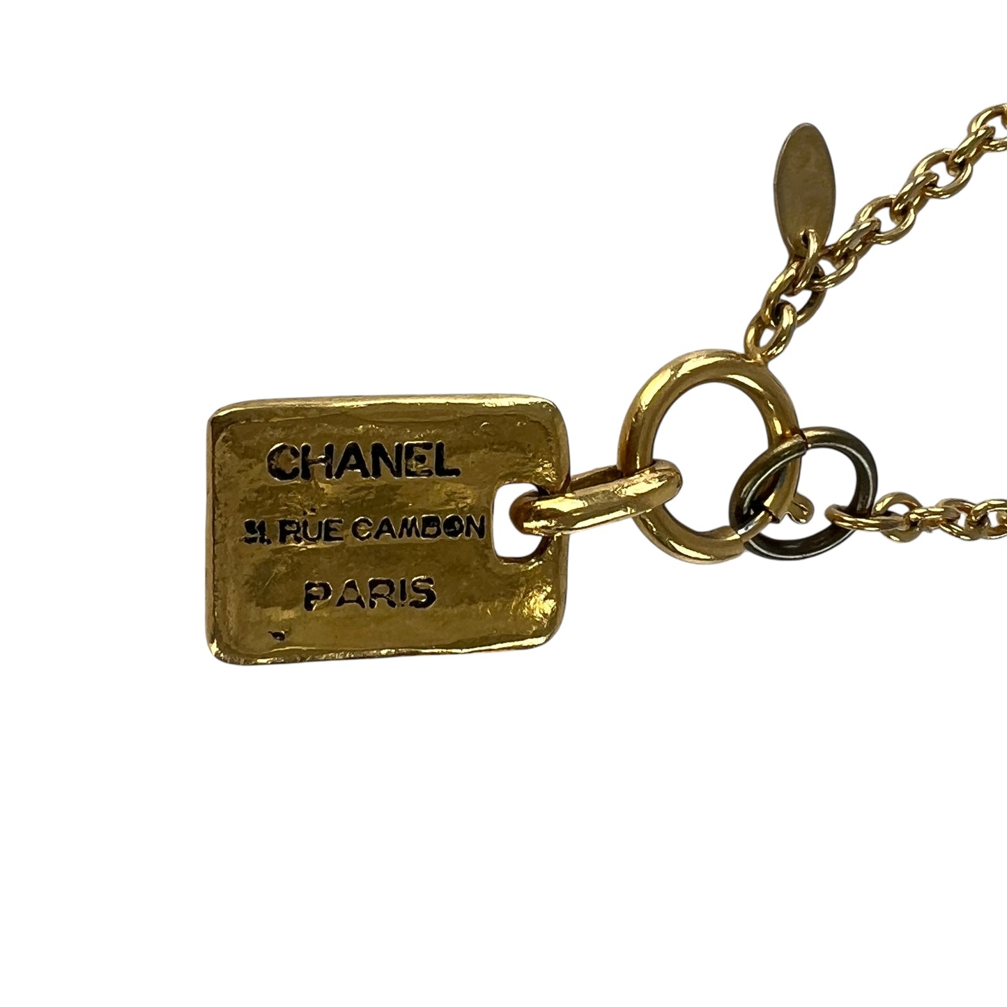 Chanel Vintage Plate Necklace