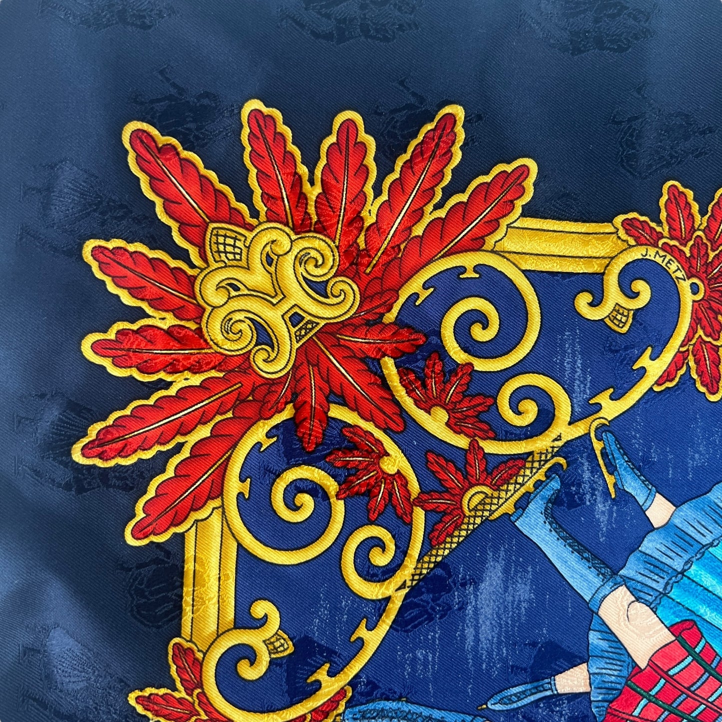 Hermès Joies d'Hiver Silk Scarf