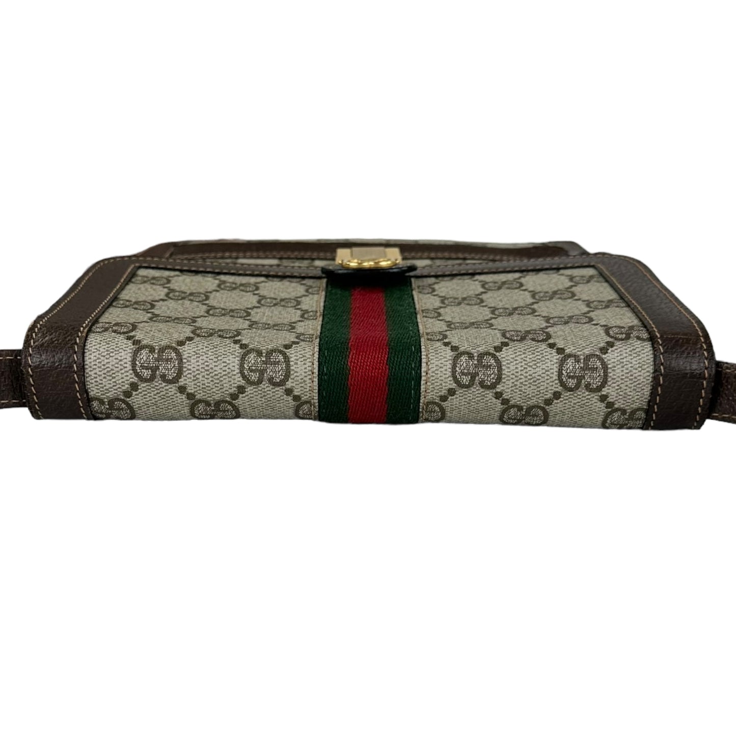Gucci Vintage Parfums Monogram Sherry Line Crossbody Bag