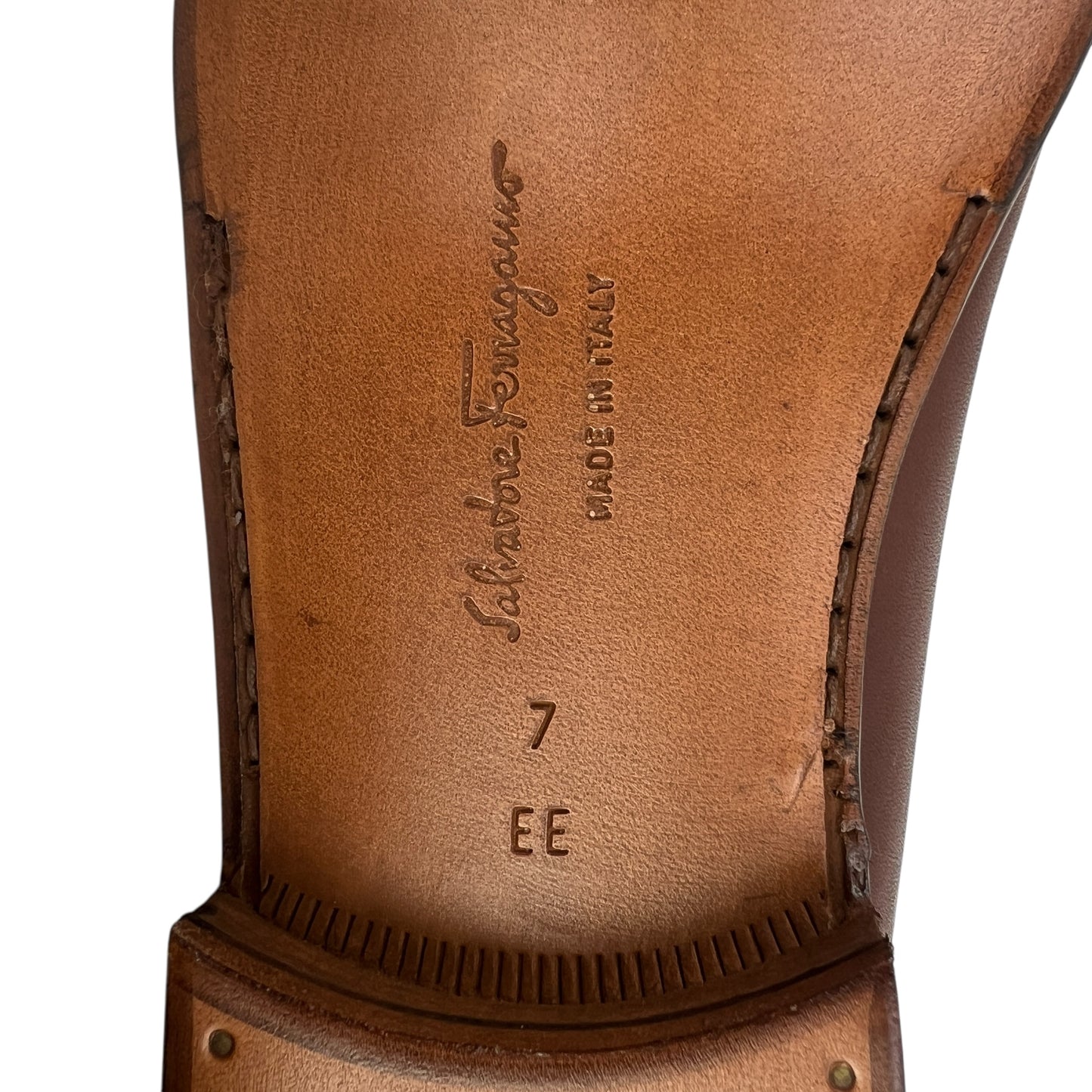 Ferragamo Gancini Leather Loafers