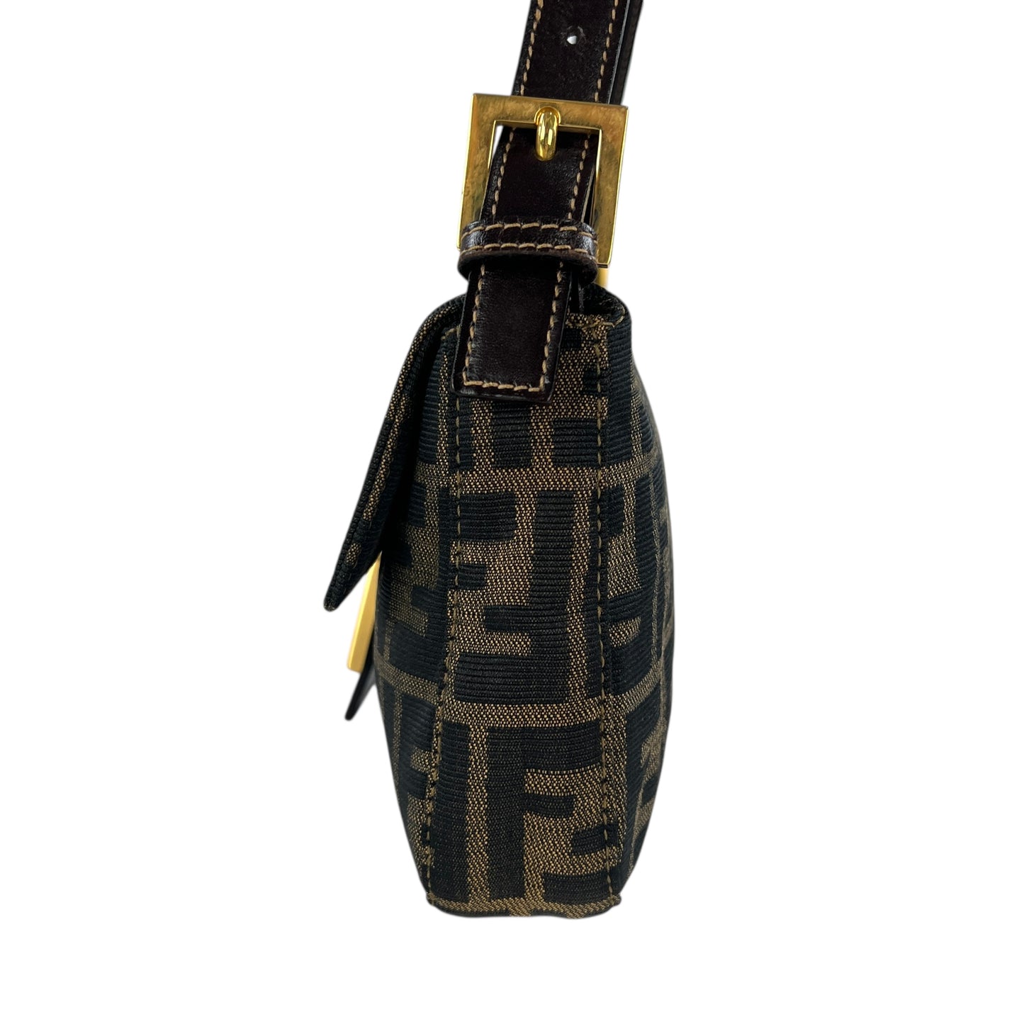 Fendi Vintage Zucca Baguette Shoulder Bag