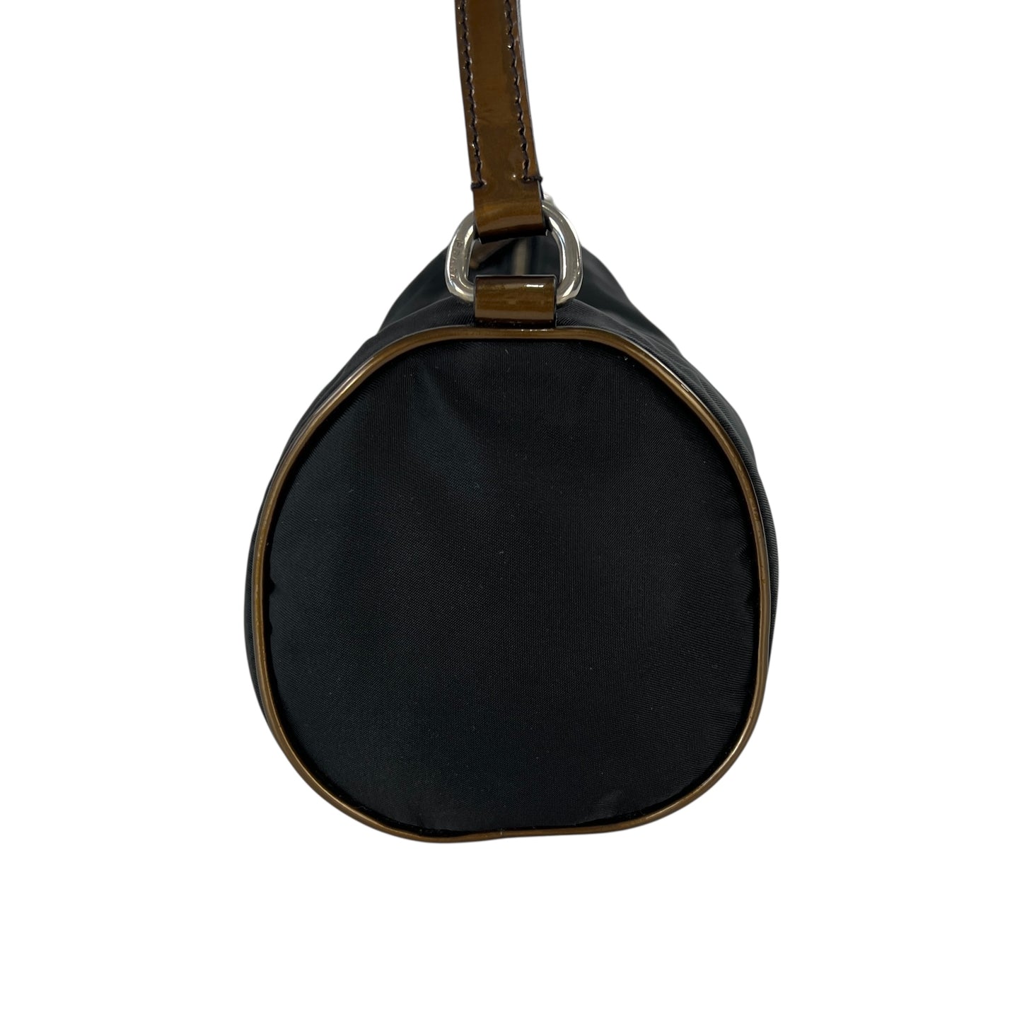 Prada Bronze Detail Pochette Bag