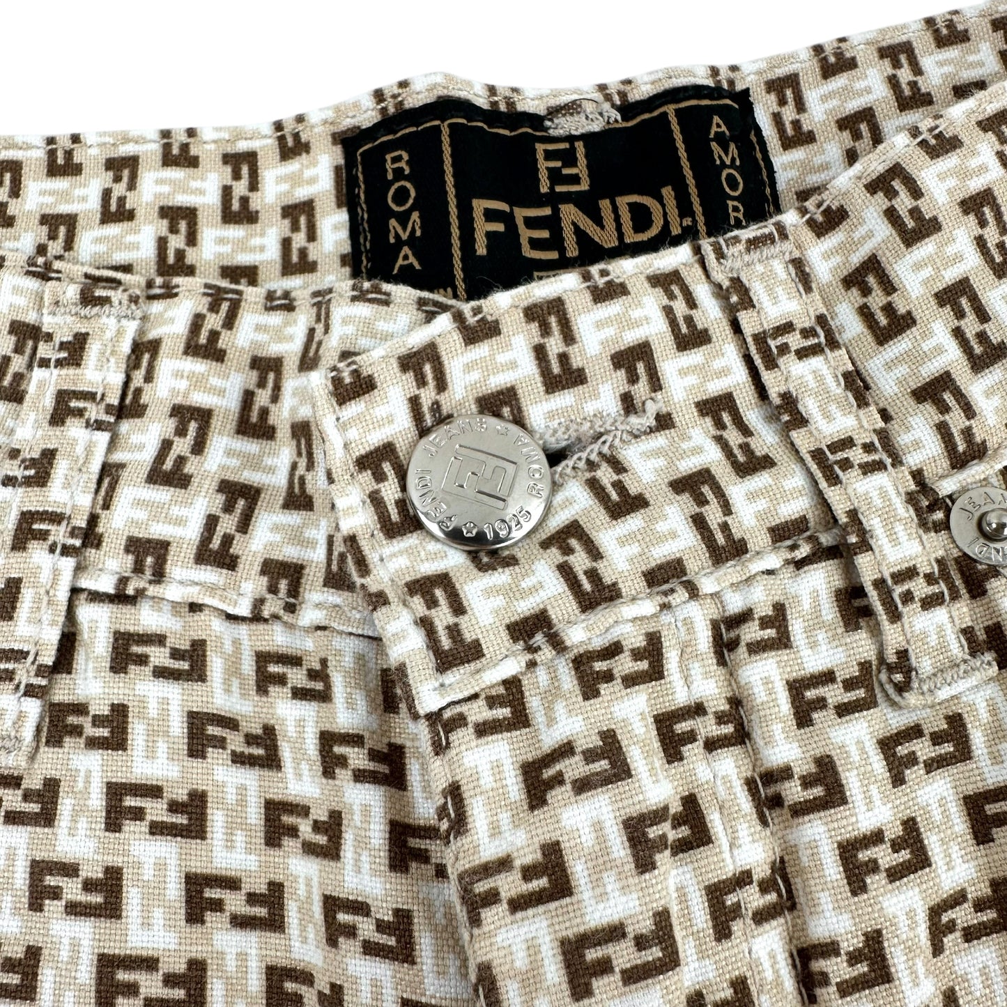 Fendi Vintage Zucchino High-Waisted Pants