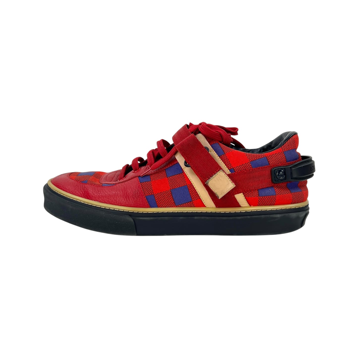 Louis Vuitton Damier Red Sneakers