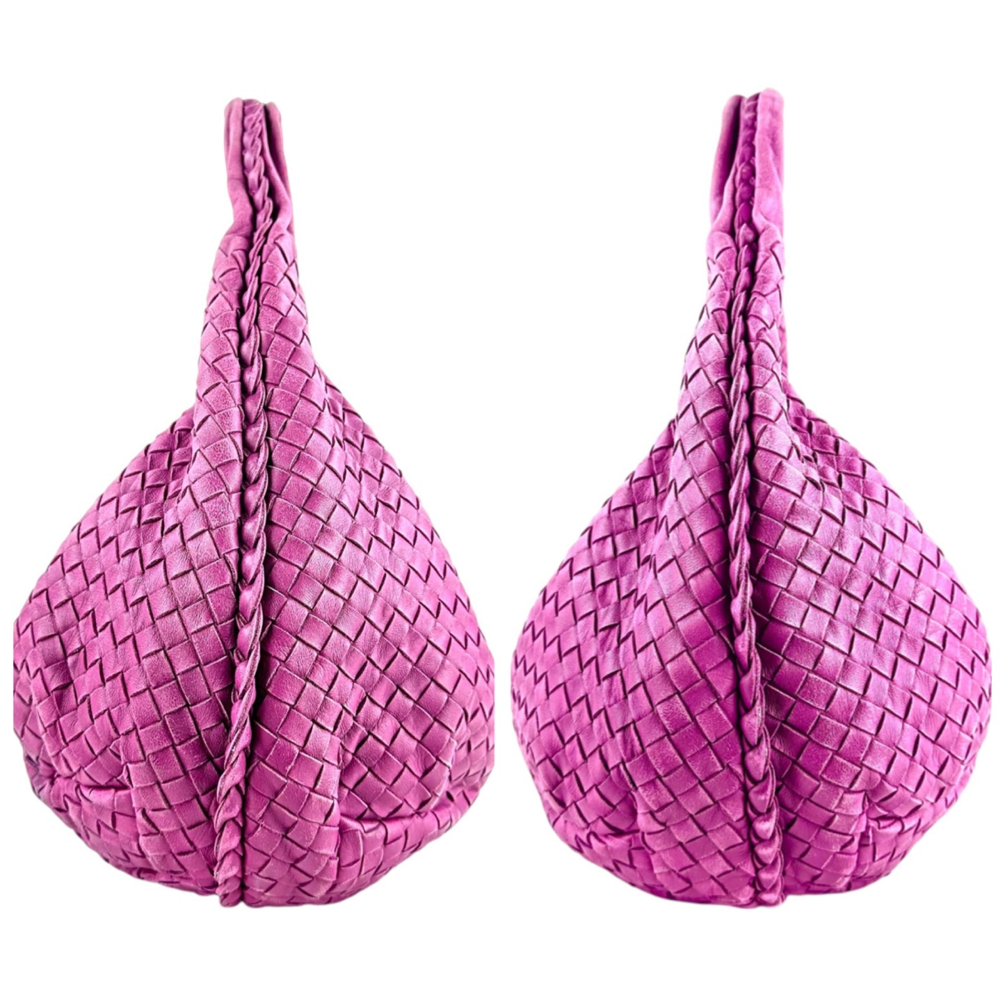 Bottega Veneta Intrecciato Leather Hobo Shoulder Bag