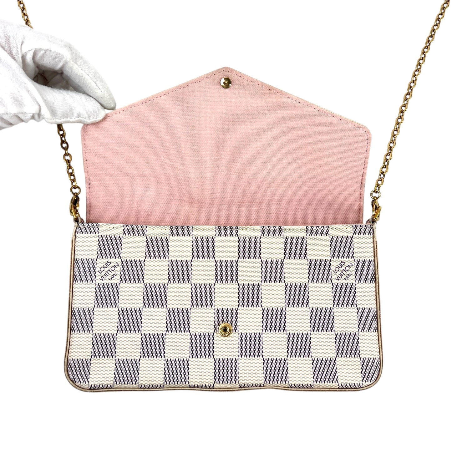 Louis Vuitton Damier Azur Felicie Crossbody Bag