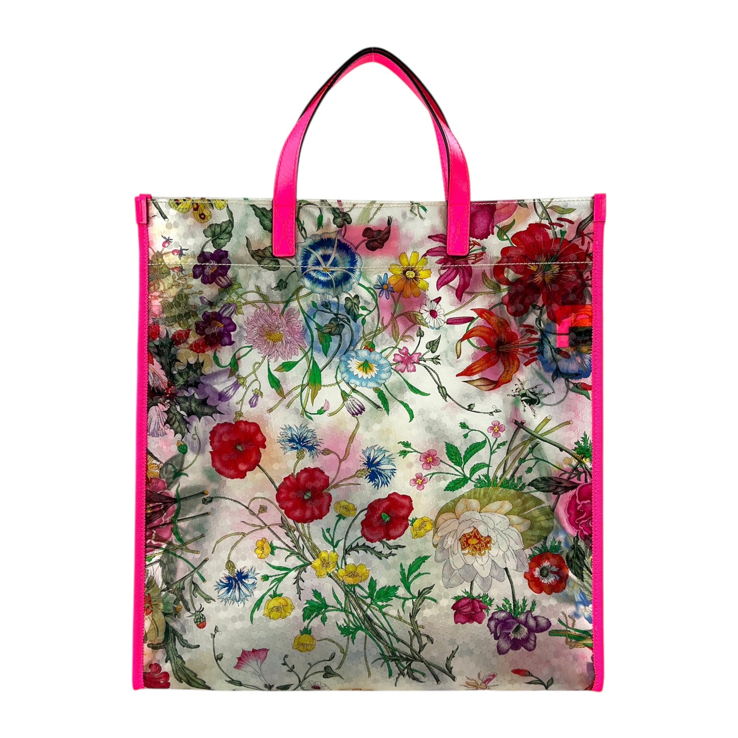 Gucci Flora Vinyl Tote Bag