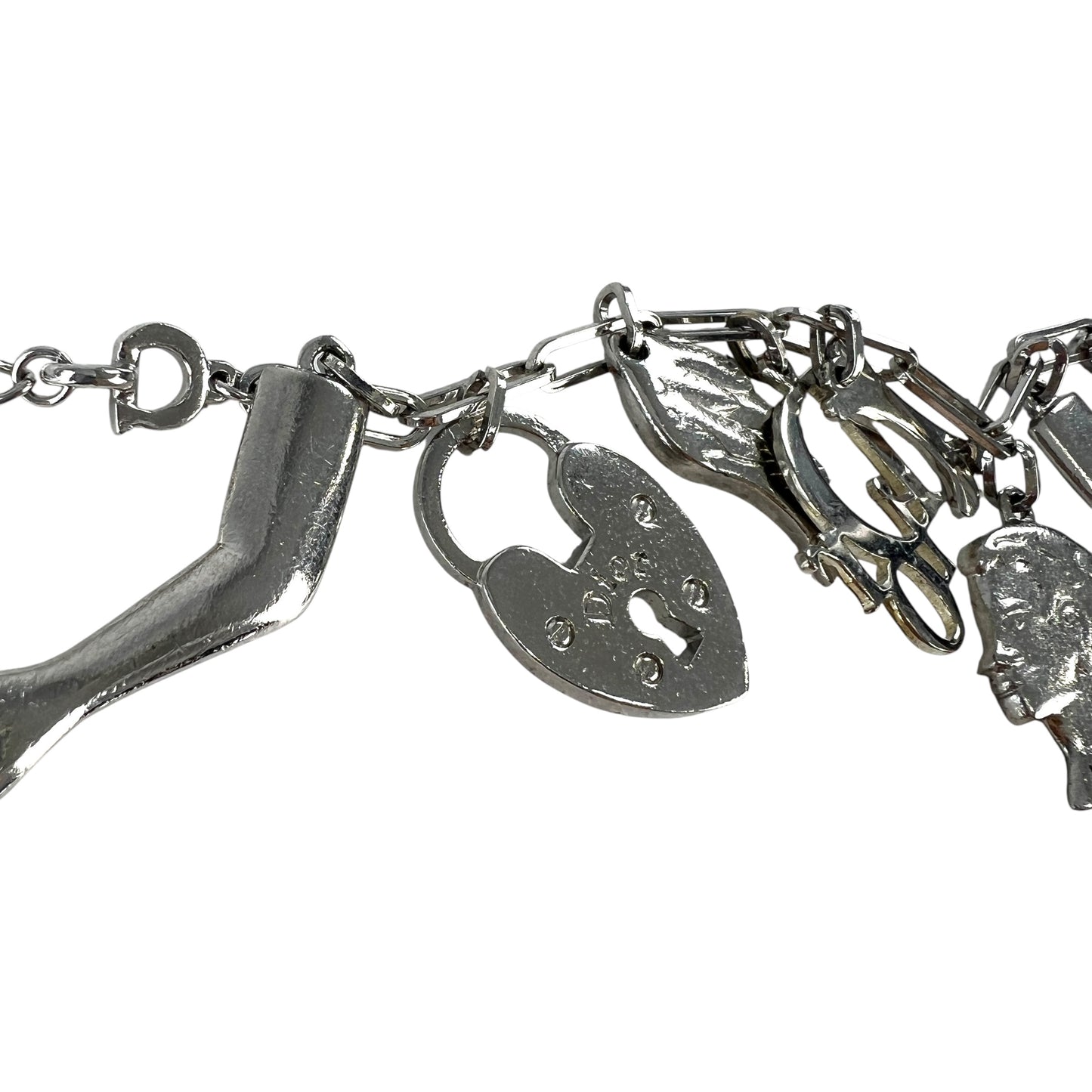 Dior Vintage Galliano Charm Bracelet
