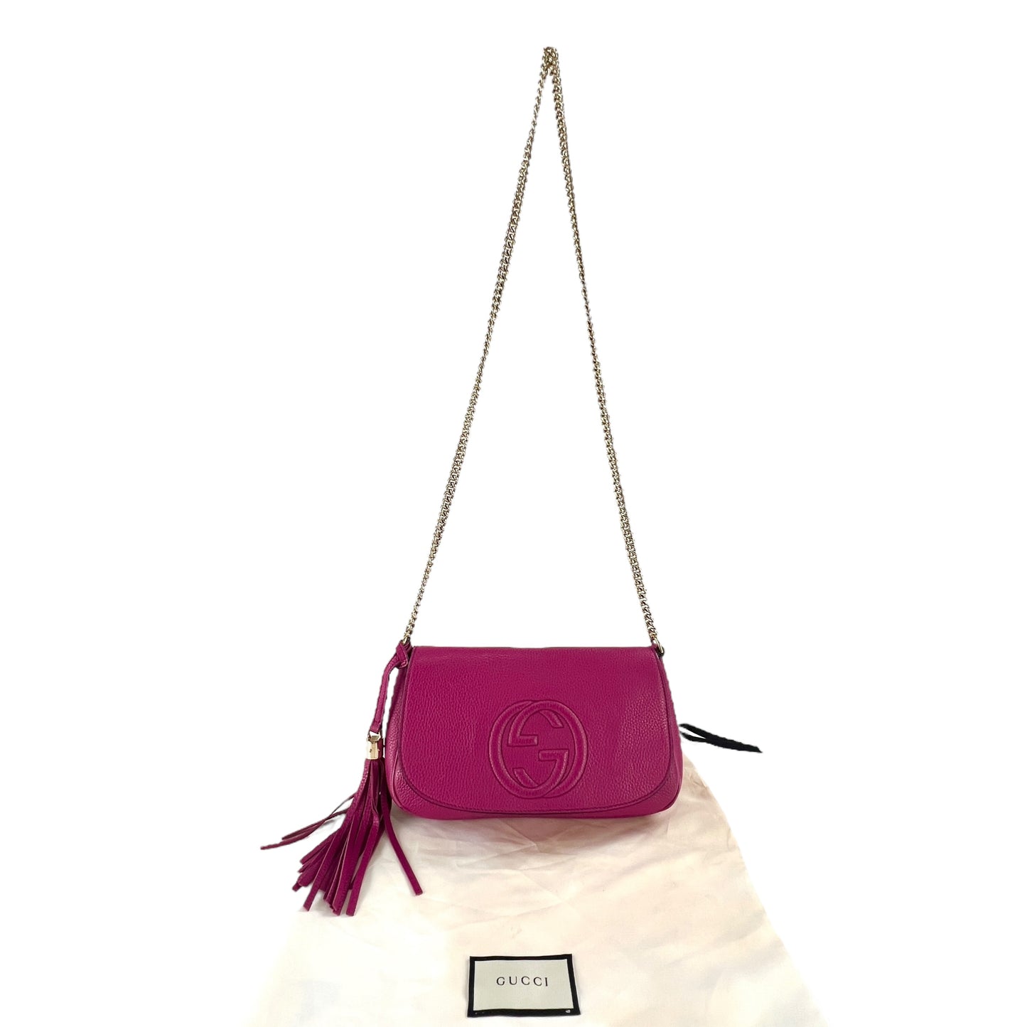Gucci Soho Fringe Chain Shoulder Bag