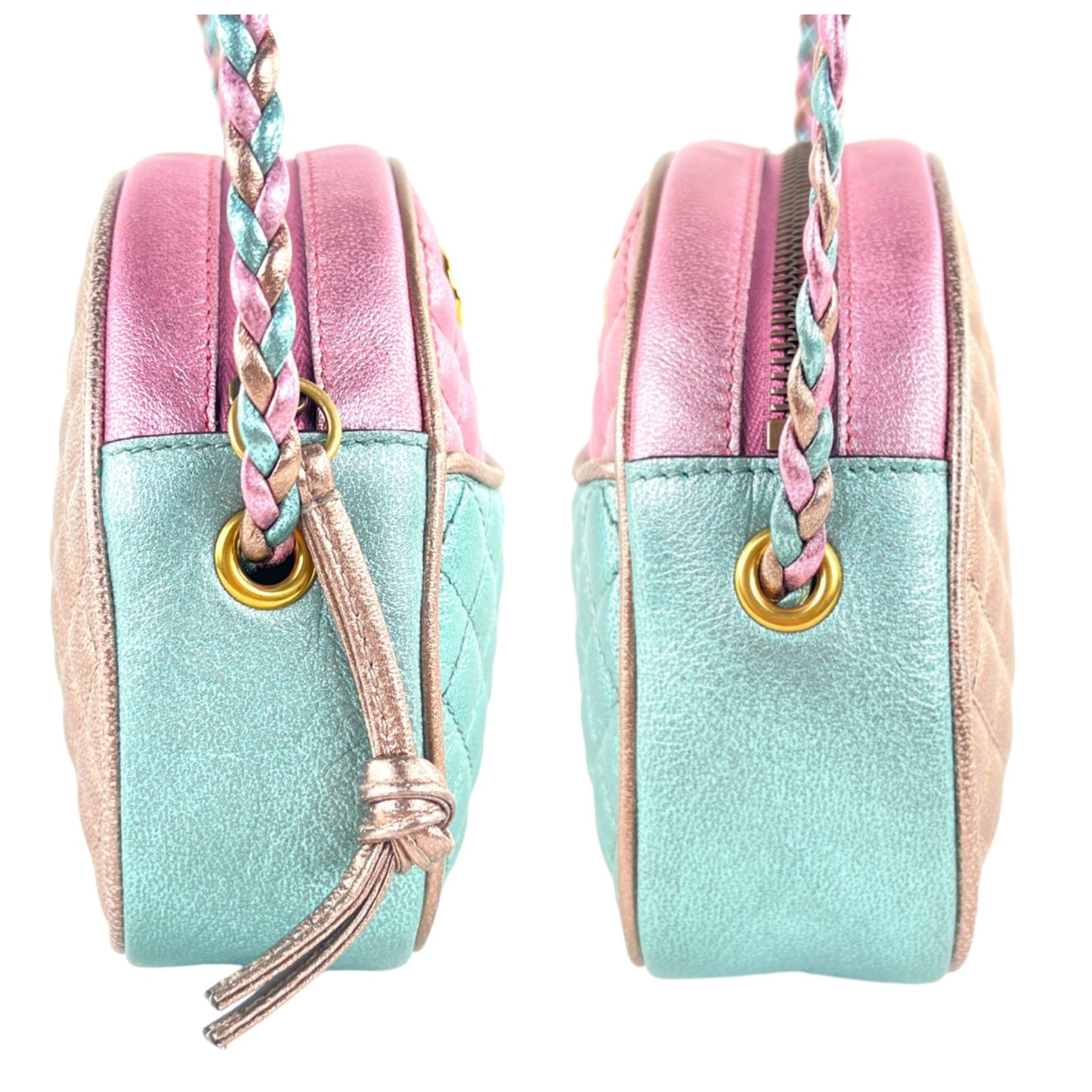 Gucci Mini Trapuntata Tri-Color Crossbody Bag