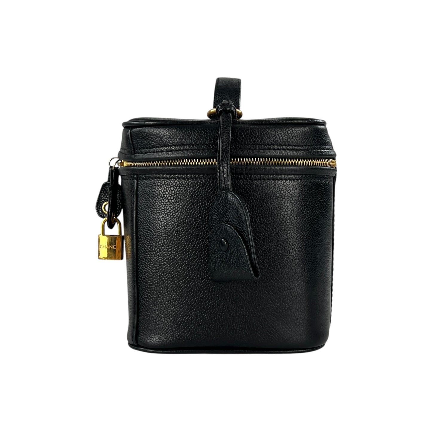 Chanel Vintage Caviar Leather Vanity Bag