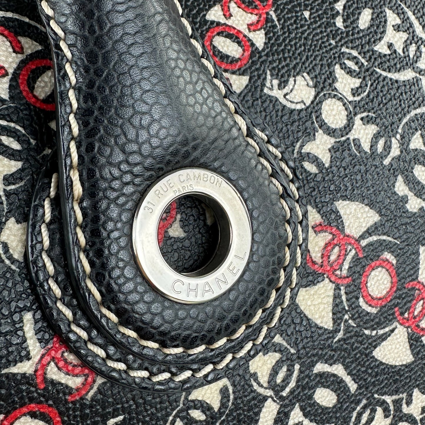 Chanel Coco Optic Coated Canvas Tote Bag