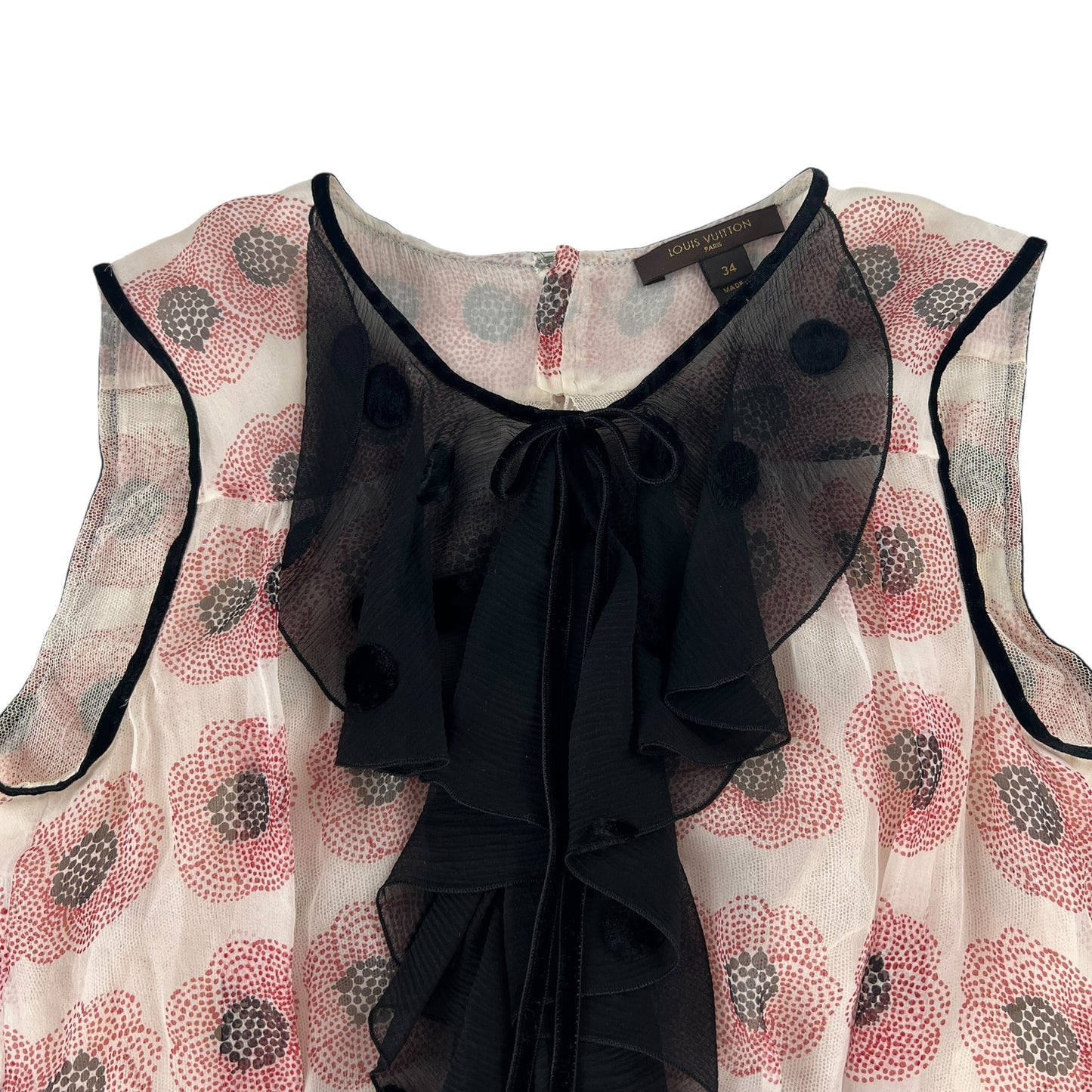 Louis Vuitton Flower Print Silk Set