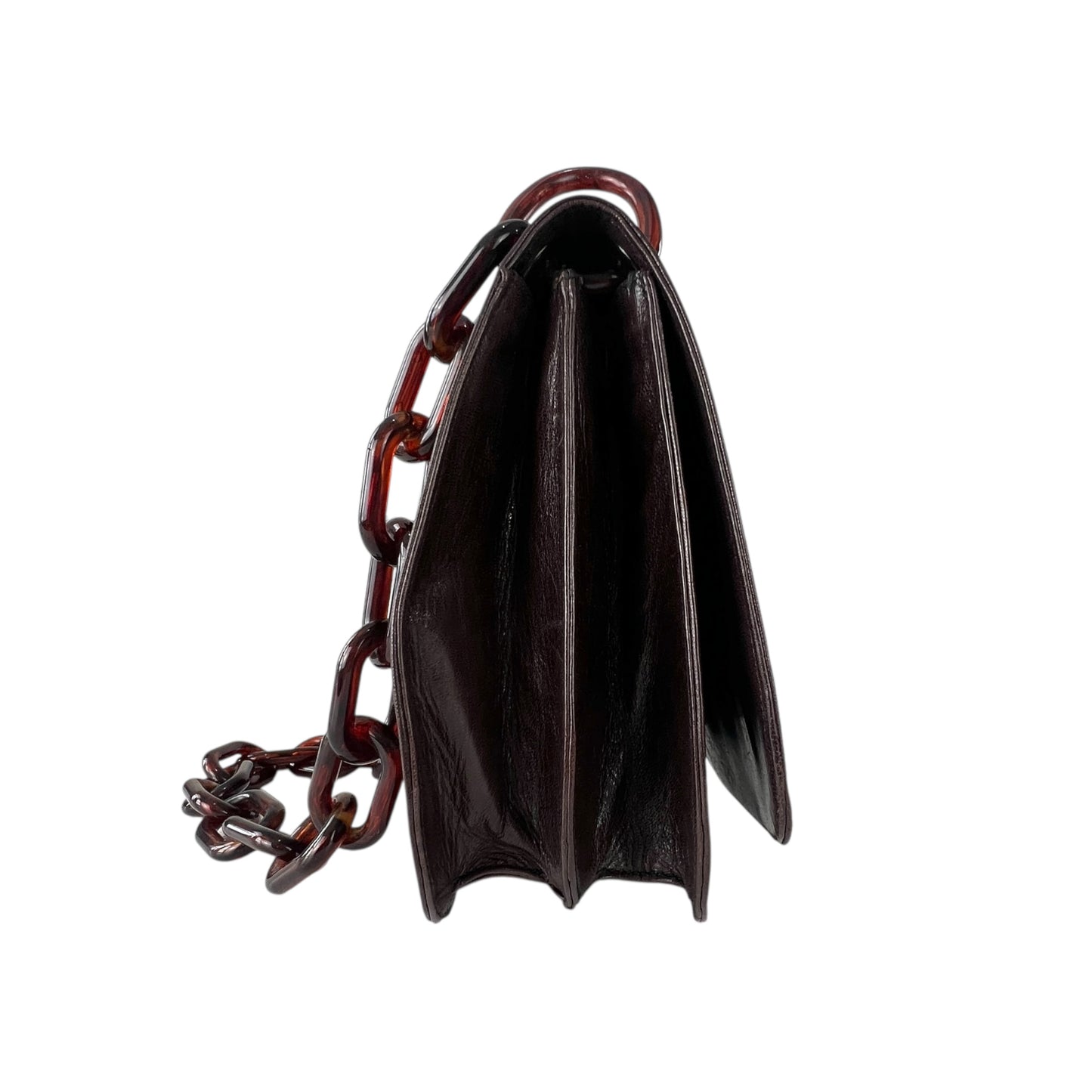 Prada Acrylic Chain Shoulder Bag