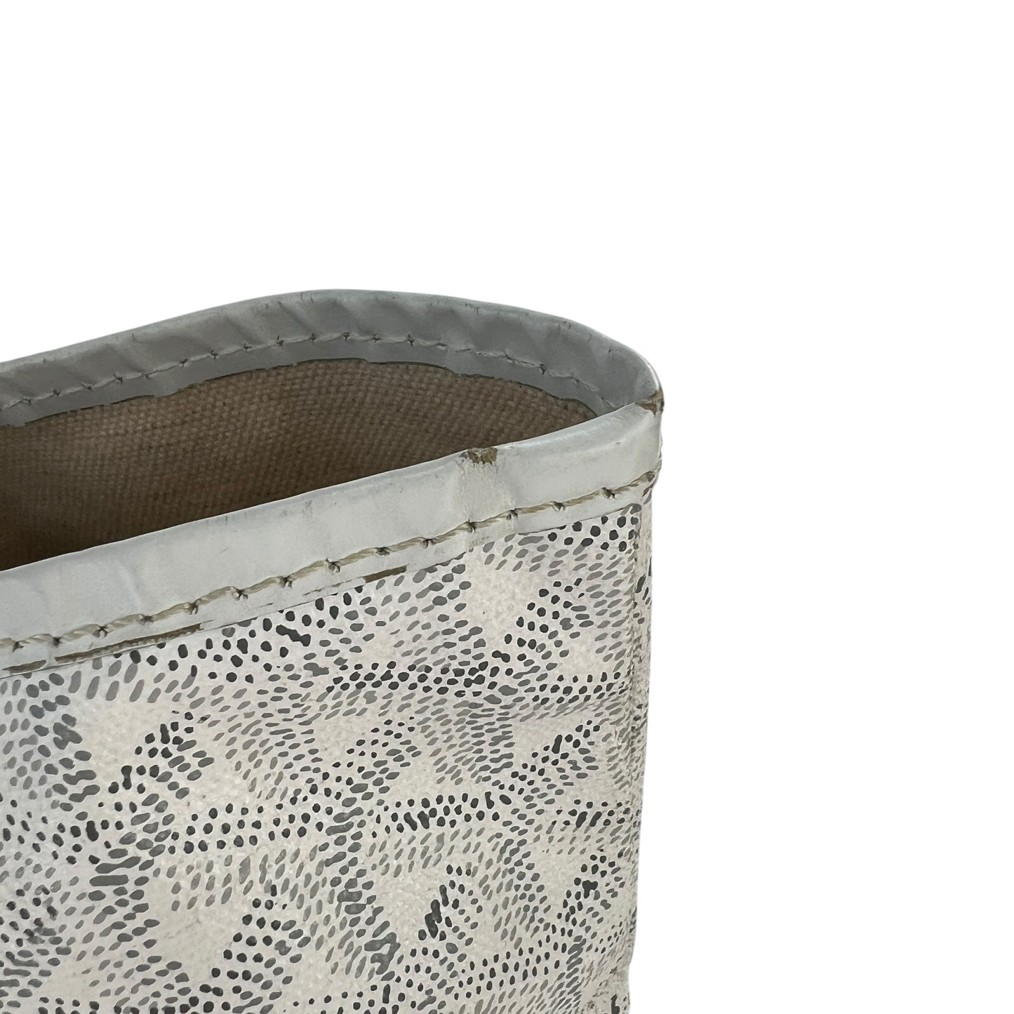Goyard White Saint Louis Tote Bag