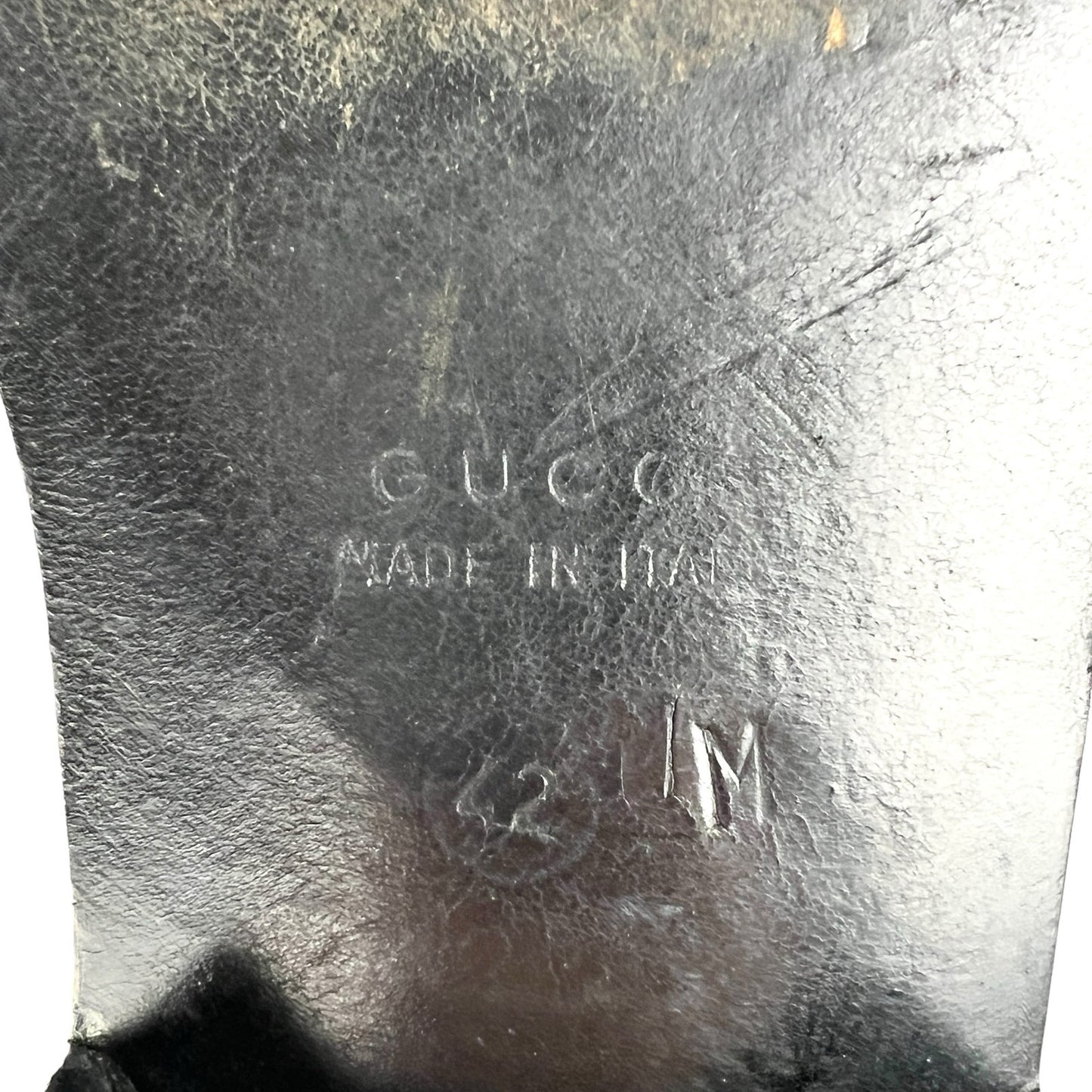 Gucci Vintage Men’s Leather Loafers