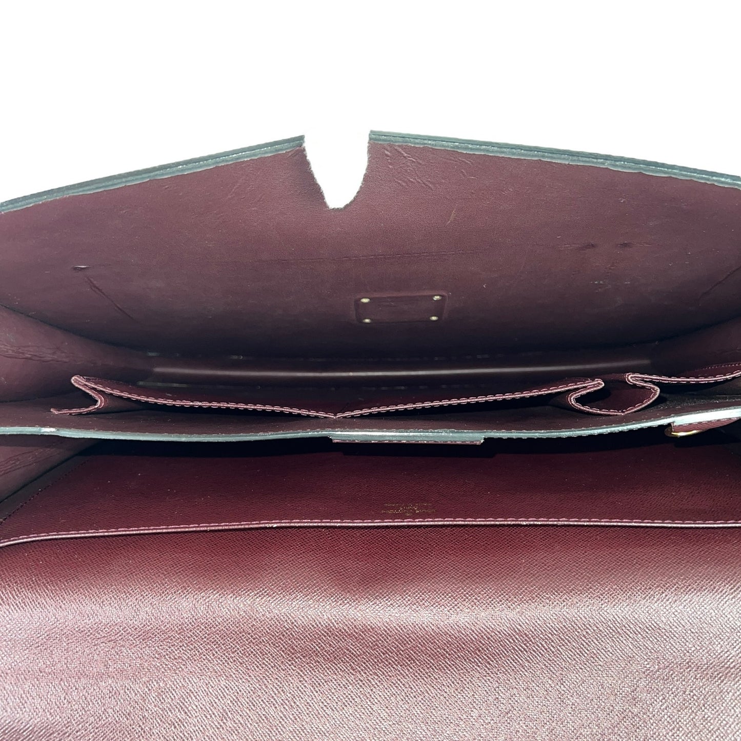 Louis Vuitton Vintage Serviette Taiga Leather Briefcase