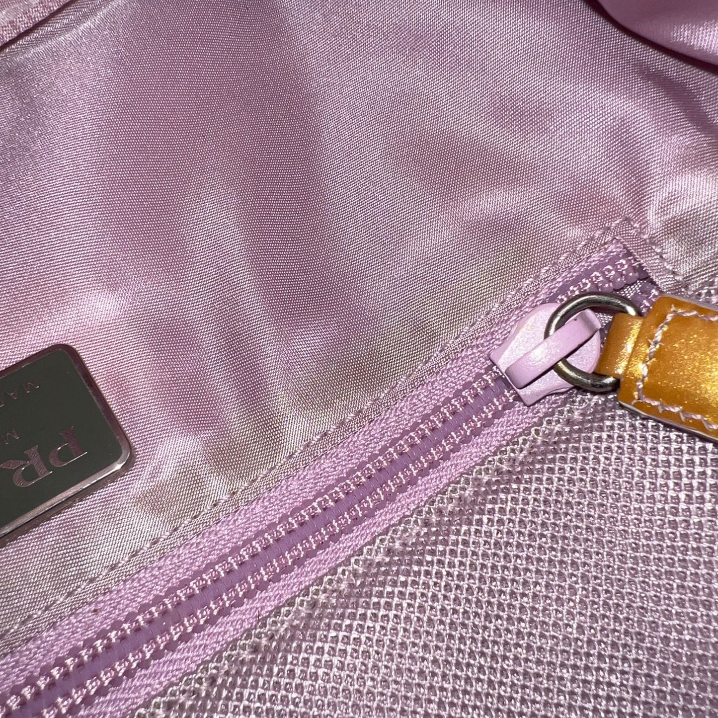 Prada Patent Leather Coins Shoulder Bag