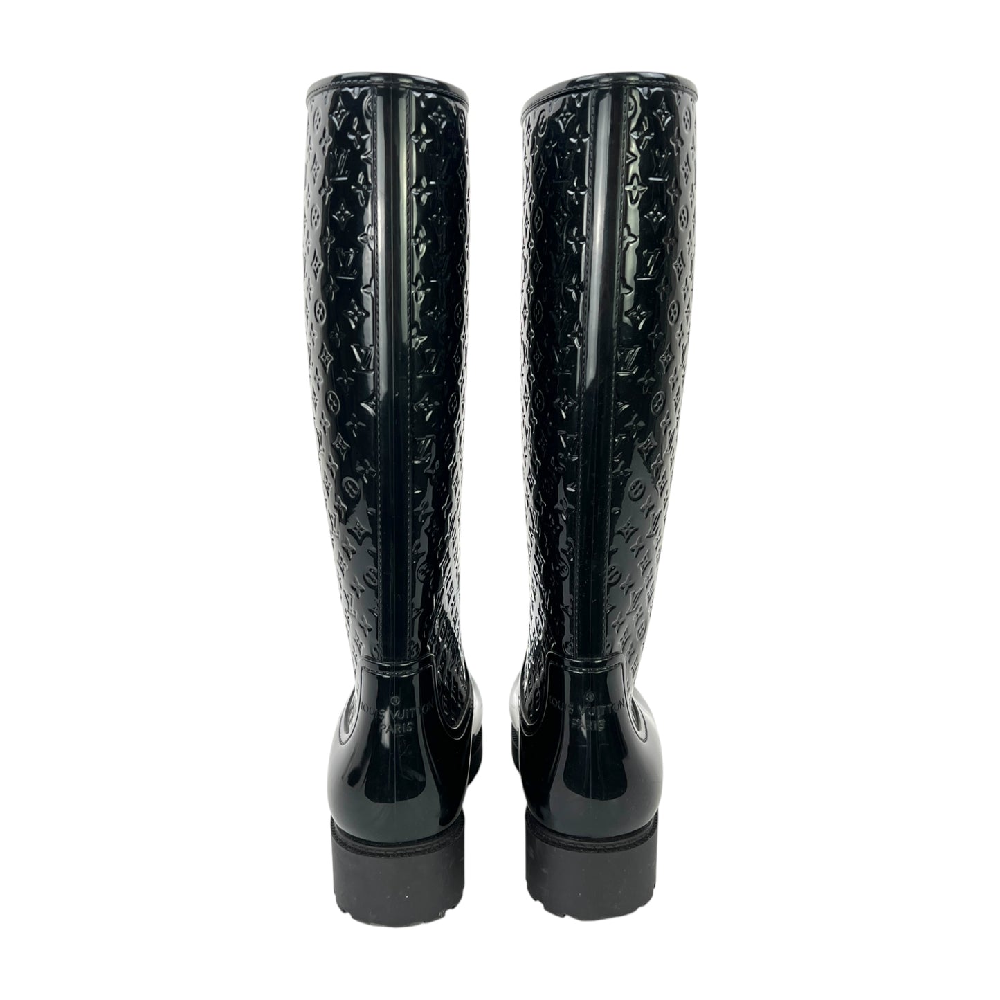 Louis Viutton Monogram Embossed Rubber Boots