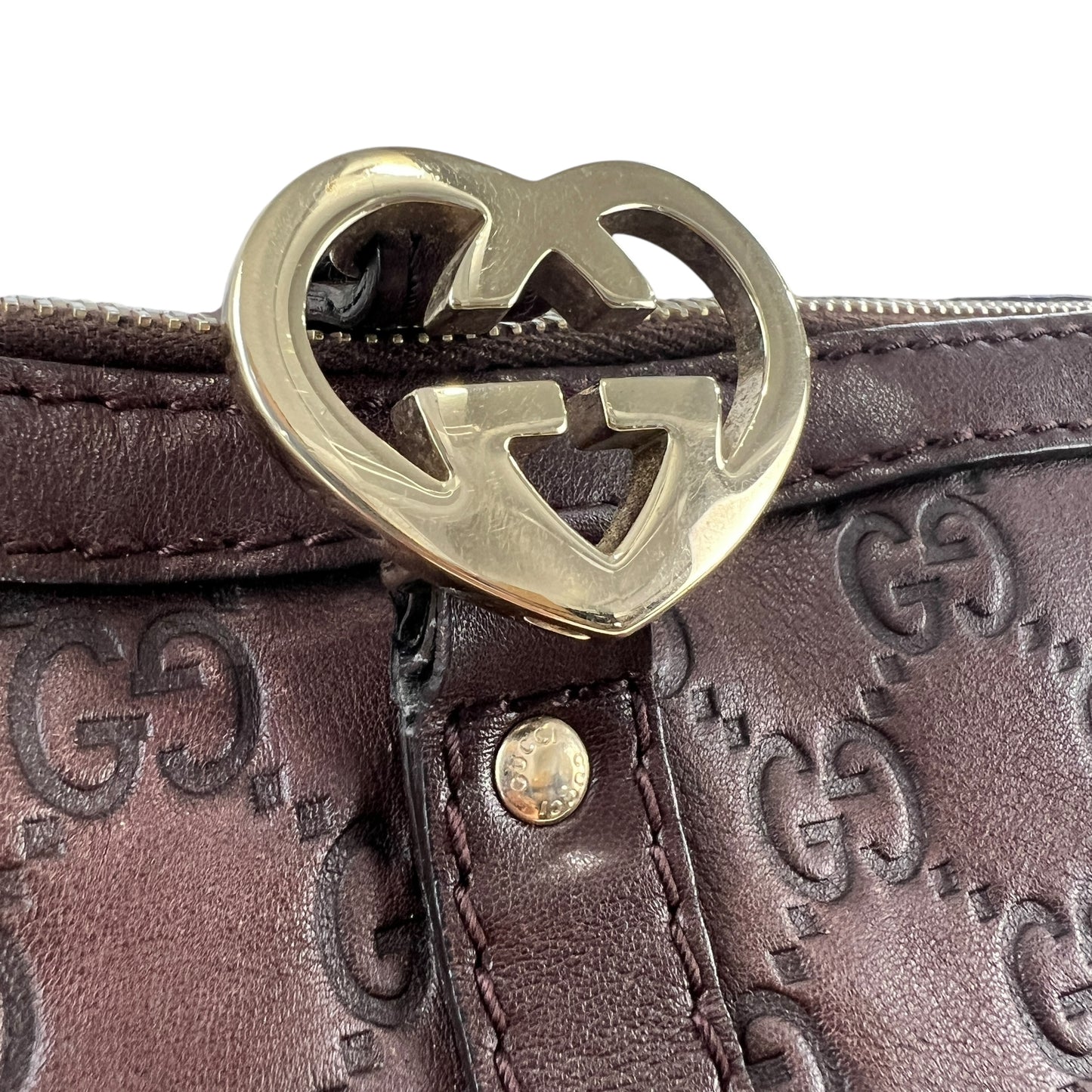 Gucci Guccissima Leather Shoulder Bag