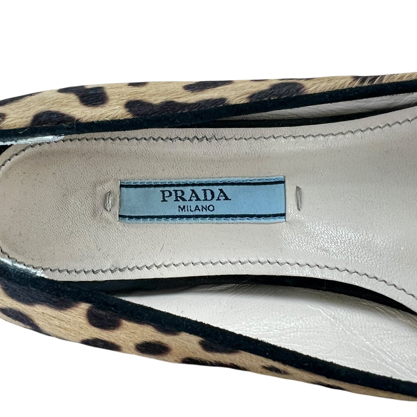 Prada Leopard Print Flats