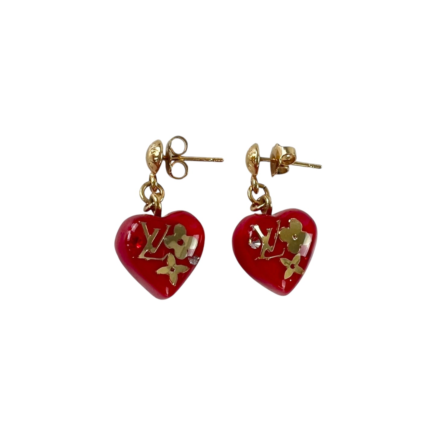 Louis Vuitton Heart Earrings