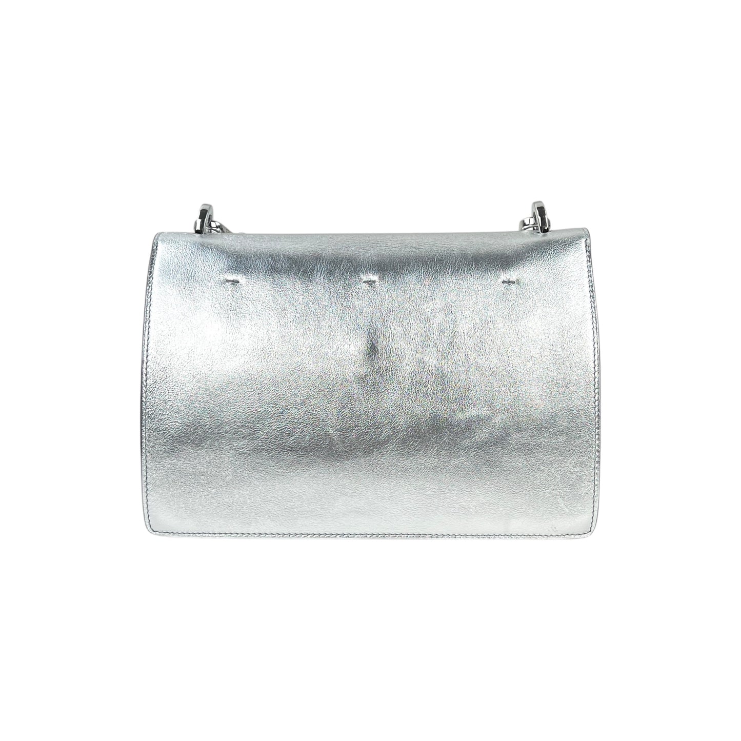 Fendi Kan U Metallic Leather Two-Way Bag