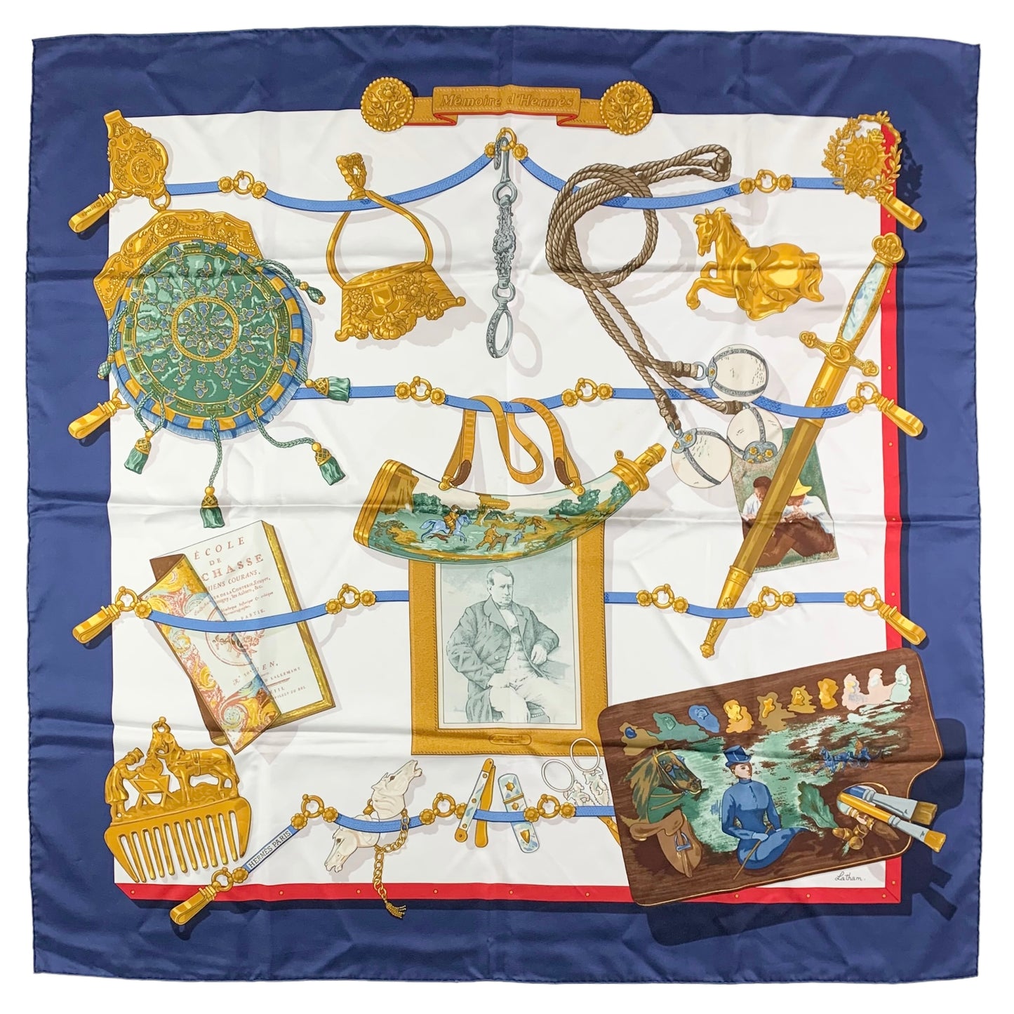 Hermès Memoire d'Hermes Silk Scarf