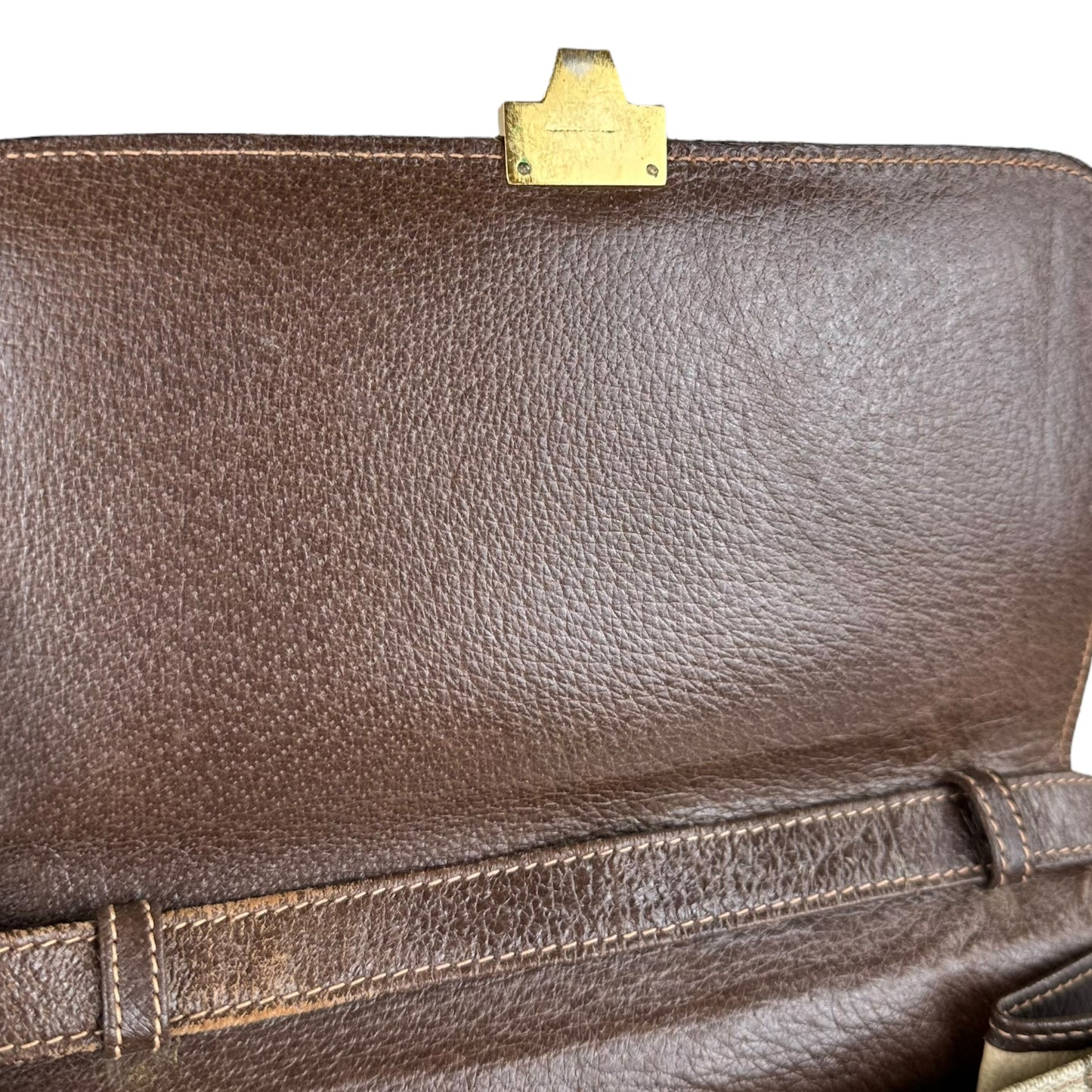 Gucci Vintage Parfums Monogram Sherry Line Crossbody Bag